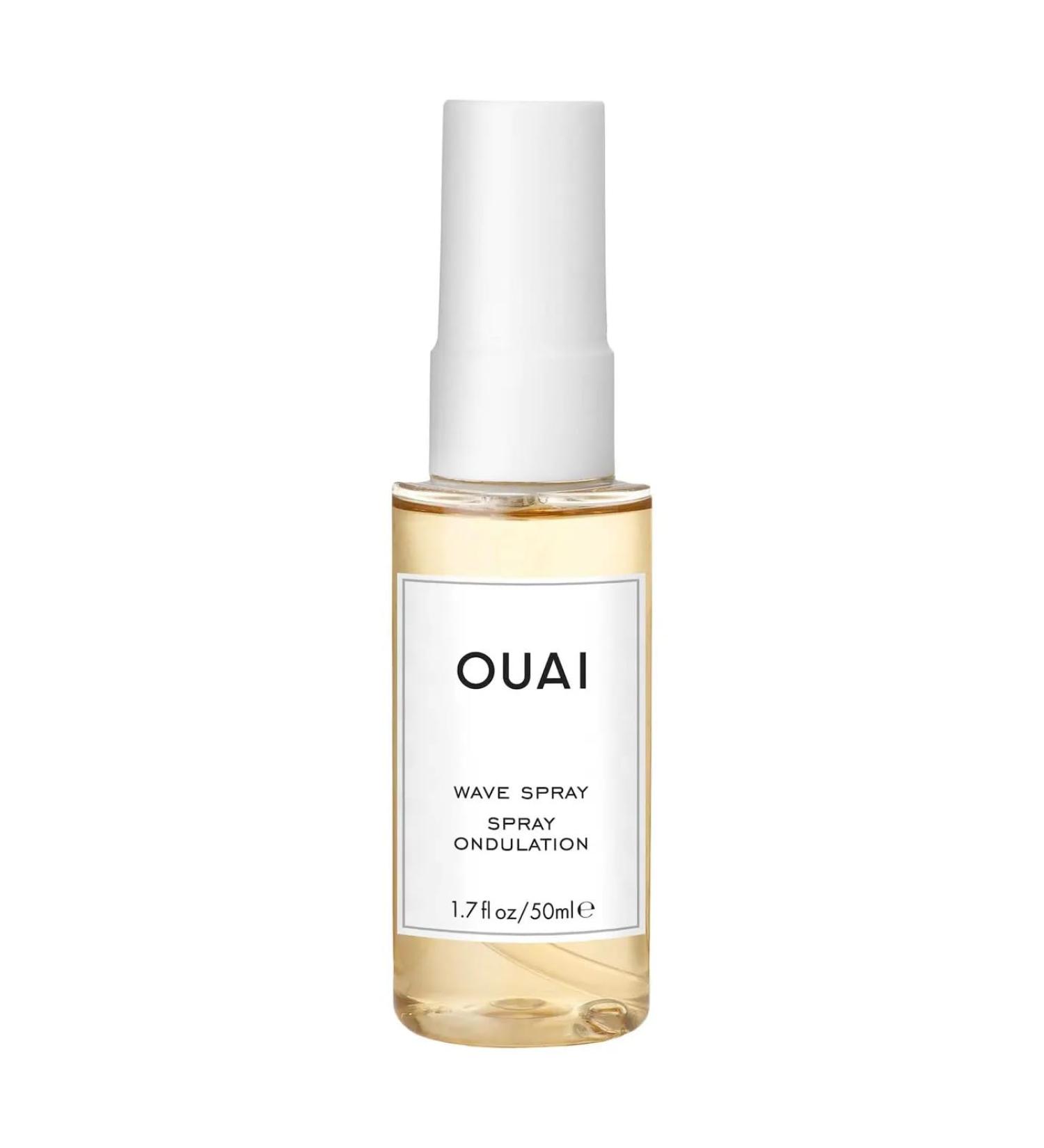 OUAI Wave Spray Travel Size - Coconut Oil & Rice Protein Texturizing Mist for Beach Waves Volume & Shine - Paraben-Free Safe for Color & Keratin-Treated Hair (1.7 fl oz) 1.7 Fl Oz (Pack of 1) - Buy Online on GoSupps.com