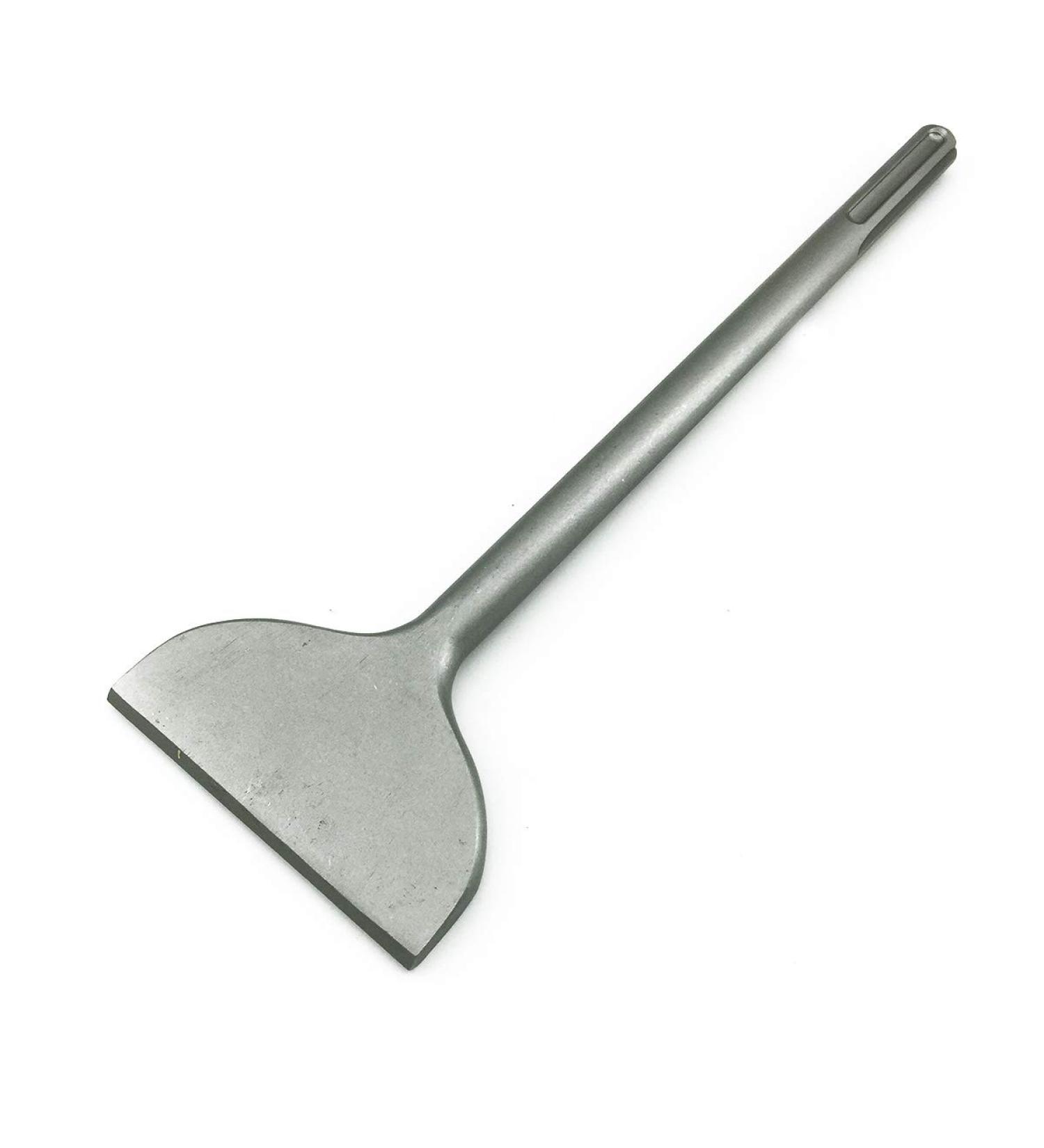 SPKLINE 4.5 Inch Wide Machine Sharpened Tile & Thinset Removal Scaling Chisel Bit Thinset Scraper & Floor Scraper  SDS MAX Shank Semicircle Shape Scaling Blade  (4.5" X 14") - Buy Online on GoSupps.com