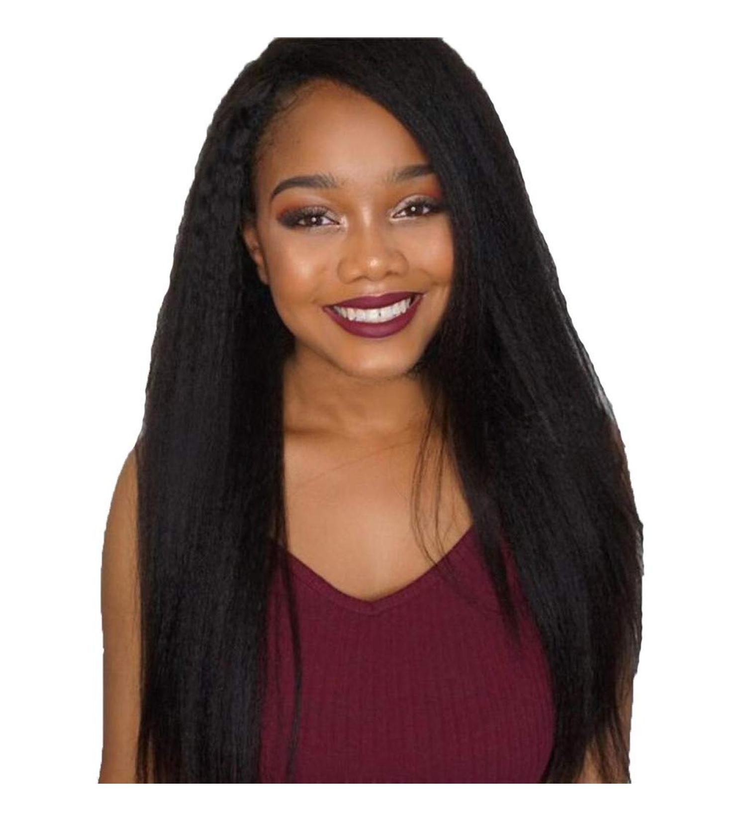 Buy Afro Wig for Women - Black Curly Wavy Long Hair | Synthetic 70s 60s 50s 80s Cosplay Party Styles - Buy Online on GoSupps.com