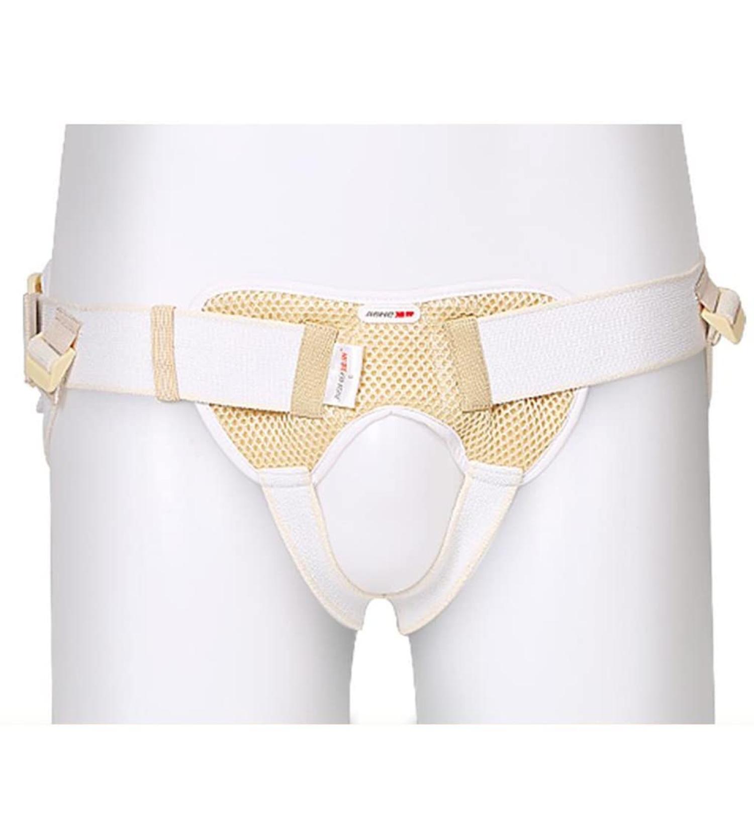 Samnuerly Inguinal Hernia Band - Adjustable Hip Belt for Men with Removable Compression Support - Buy Online on GoSupps.com