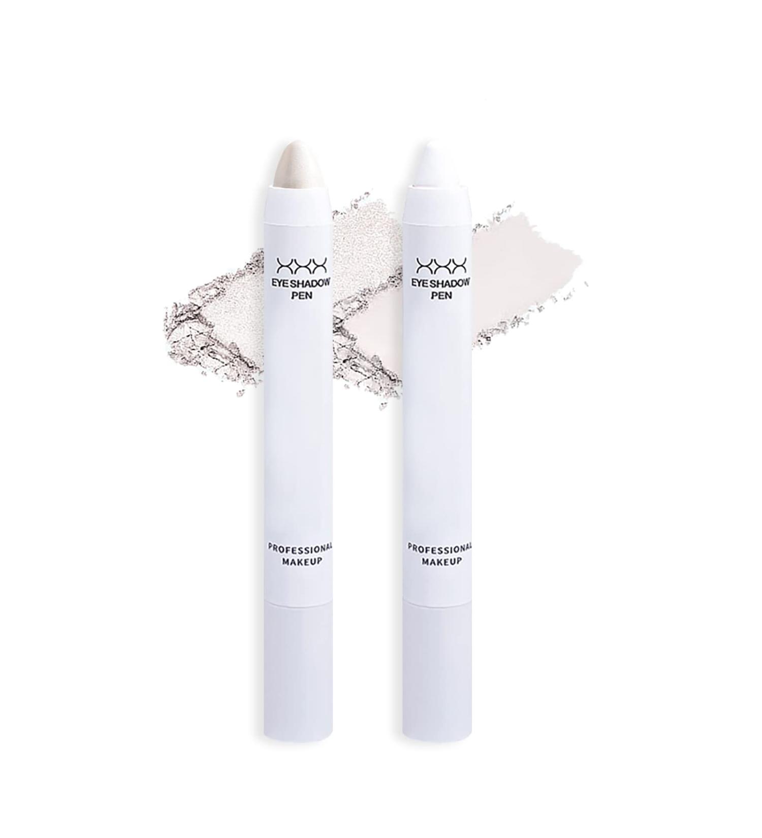 U-Shinein 2PCS Cream Eyeshadow and White Eyeliner Multi-Stick Set | Shimmer Eye Shadow Stick & Matte Eyeliner Pencil | Long-Lasting Illuminating Highlighter Eye Makeup - Buy Online on GoSupps.com