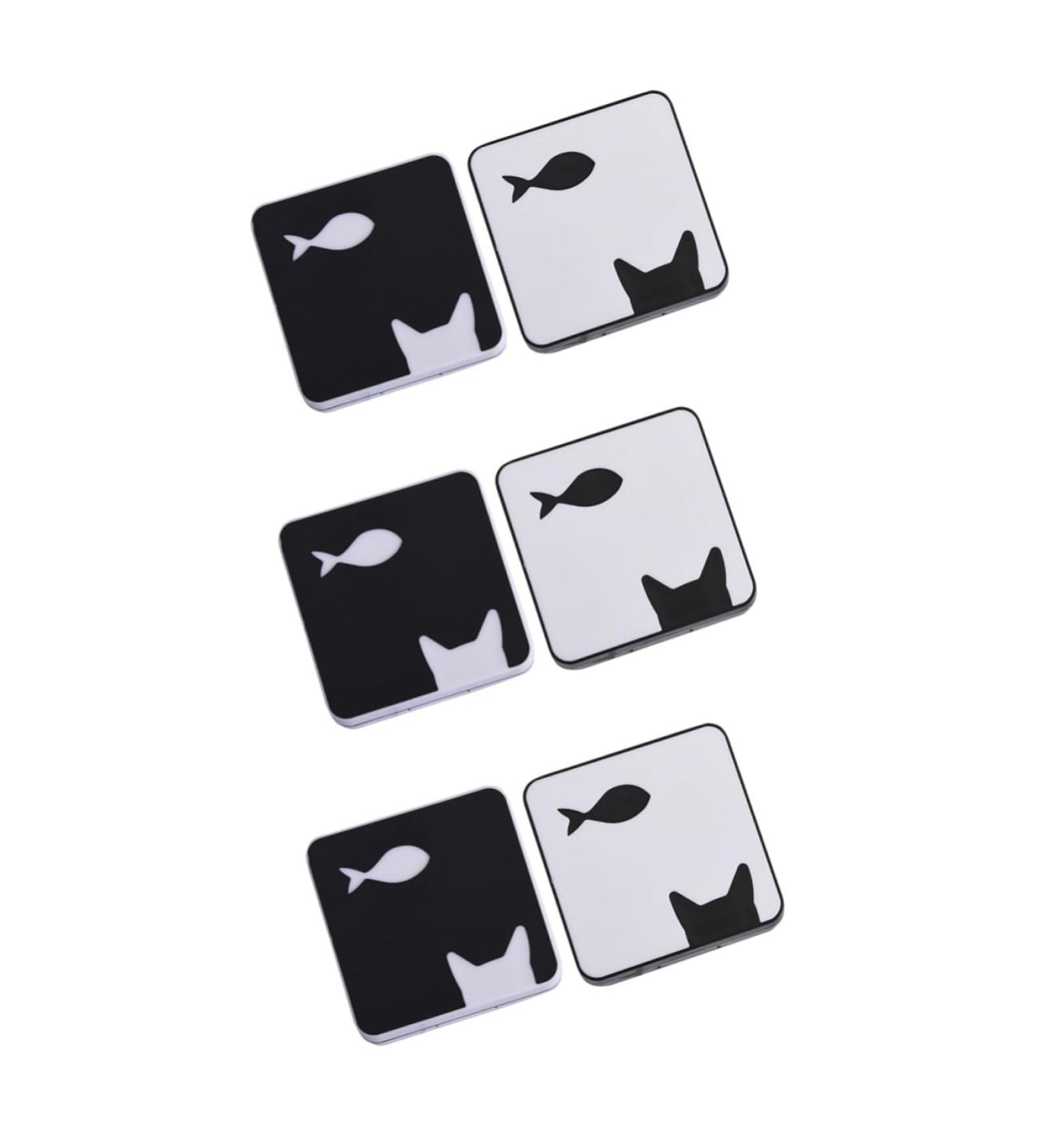 Gatuida Eyes Lens Storage Box - 6 Pack Linen Contact Lens Cases for Lens Care & Organization - Buy Online on GoSupps.com