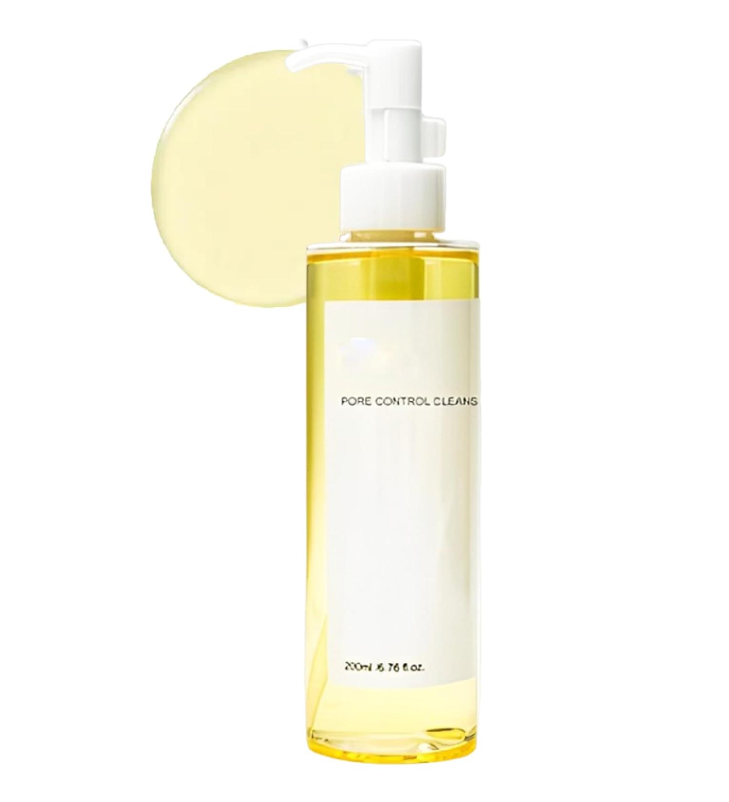 Face Cleansing Oil Pore Control Oil Cleanser Blackhead Melting Makeup Remover Deep Cleansing Oil 200ml Pure And Light Oil With Fresh Cleansing Effect - Buy Online on GoSupps.com