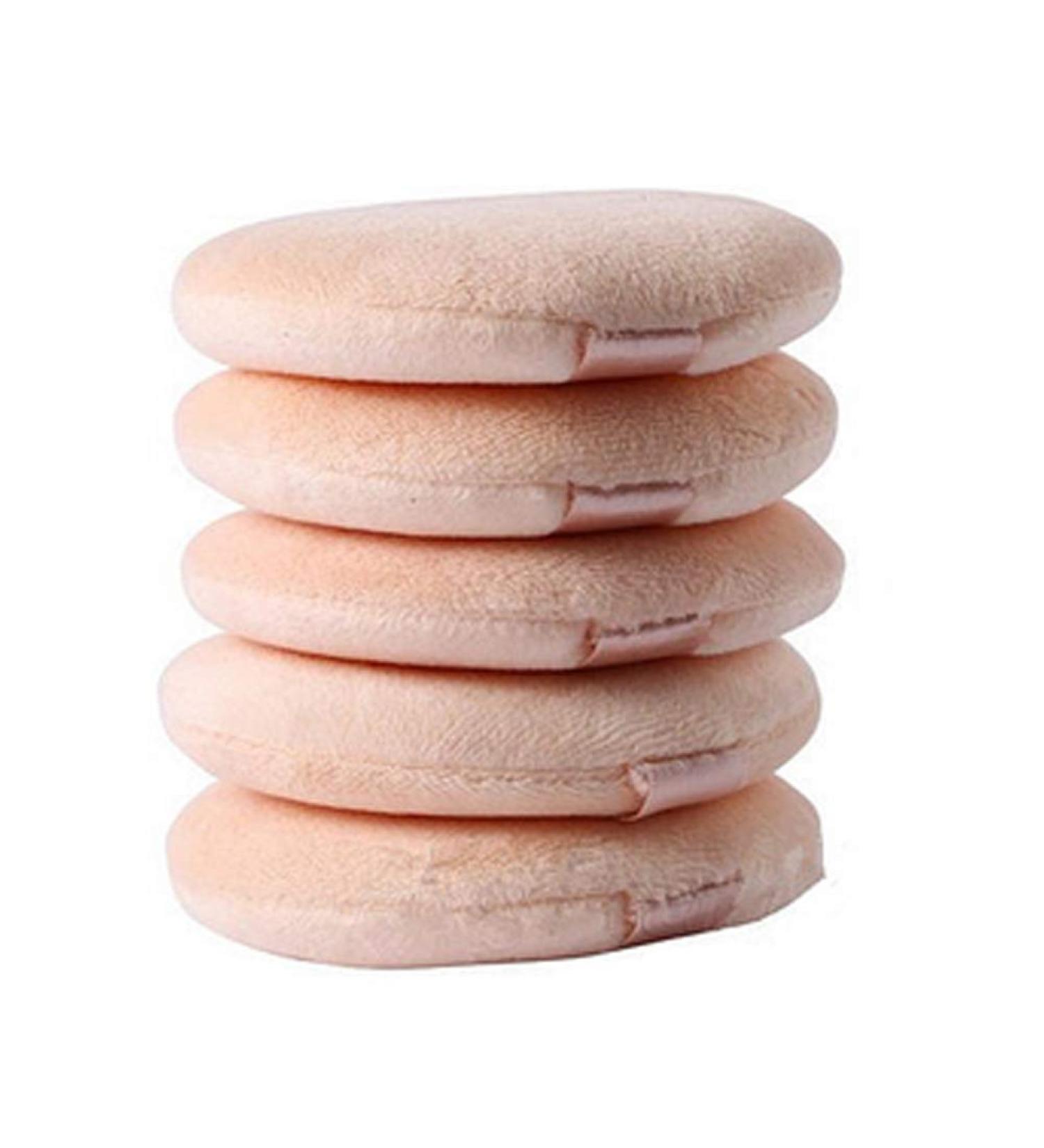Flocking Round Makeup Sponge - Air Cushion Powder Puff for Liquid & Cream Blending | International Shipping - Buy Online on GoSupps.com