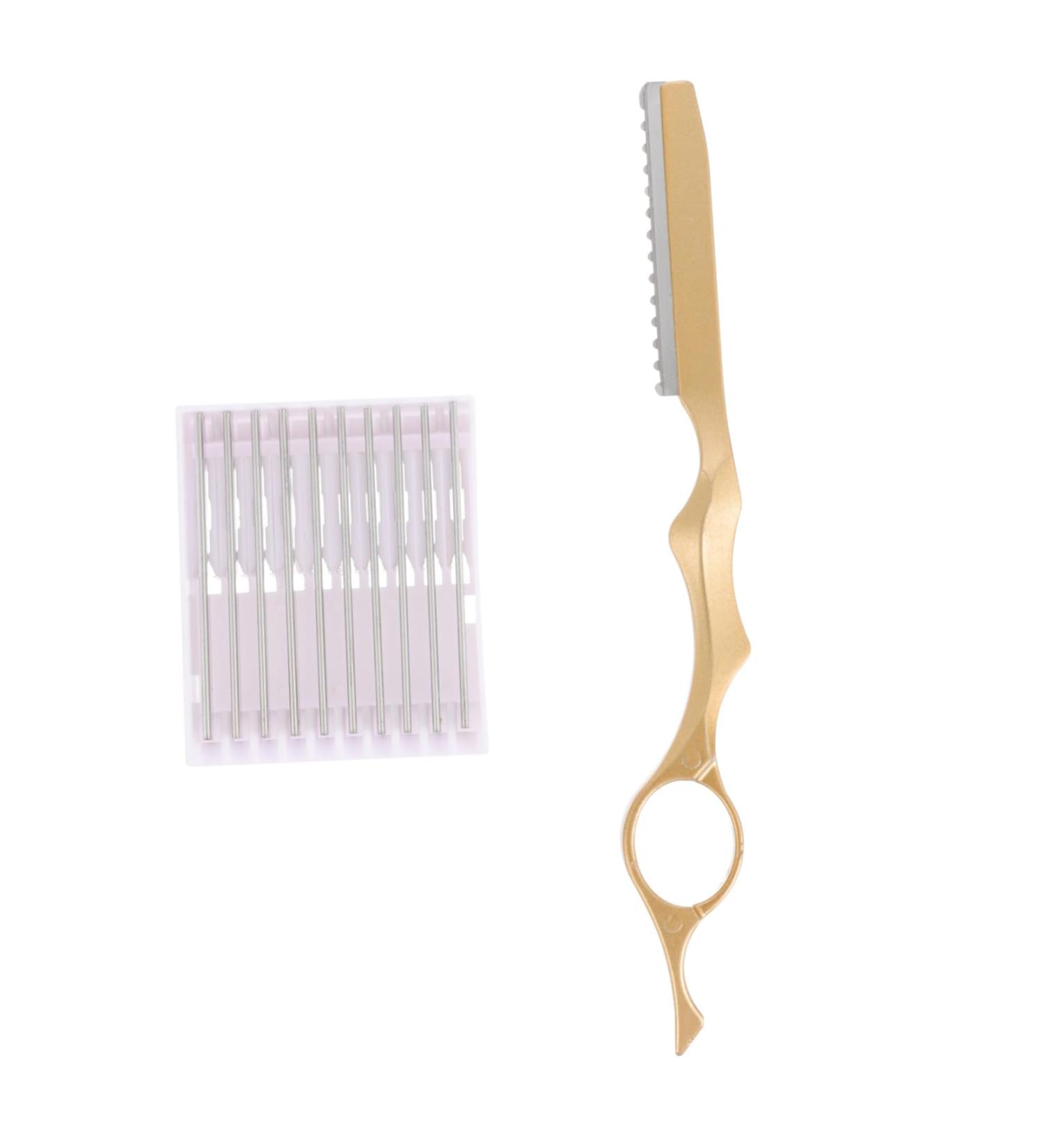 Beavorty Hair Cutting Set - Rustproof Steel Hair Scissors & Razor - 18x2cm Styling Kit for Hairdressers - Buy Online on GoSupps.com