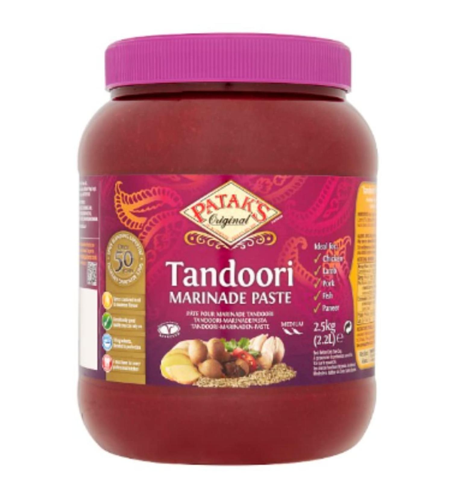 Patak's Original Tandoori Marinade Paste 2500g x 1 Marnde Paste