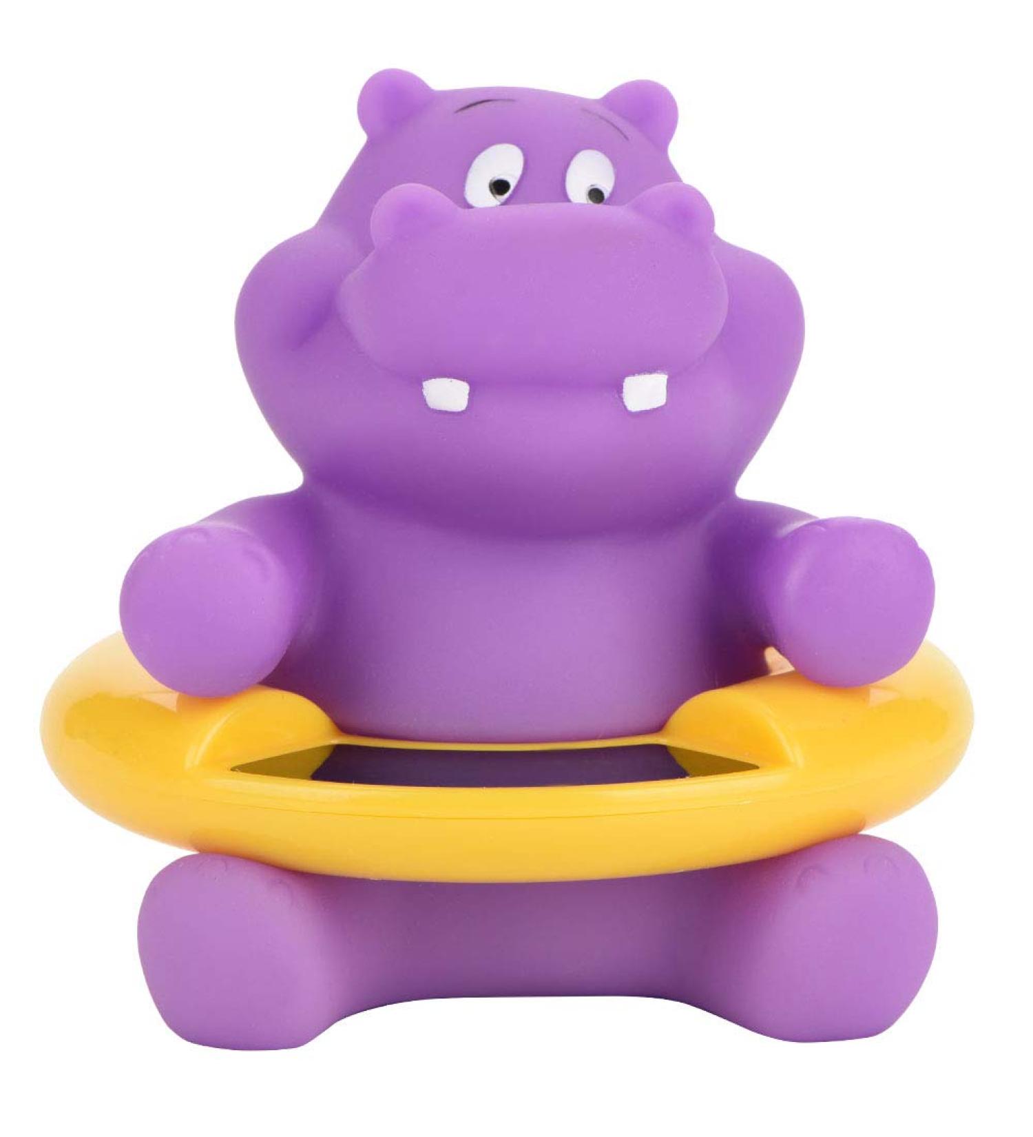 Shop Gientan 6 Styles Baby Bath Thermometer - Cute Purple Hippo Temperature Gauge for Safe Bathing - Buy Online on GoSupps.com