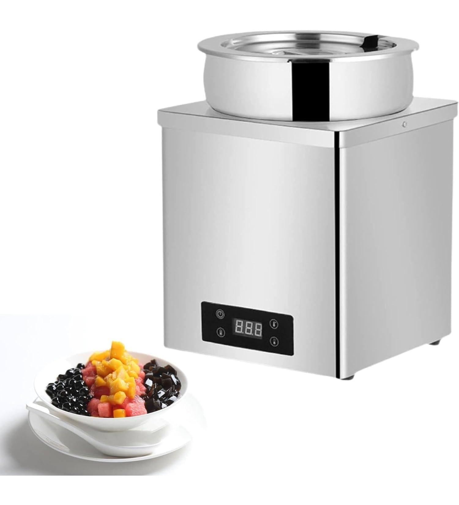 Chauffe-plats professionnel 3 L/7 L temp reuse chocolat 600 W ensemble de marmites lait chauffe-th i re conservation de chaleur chauffe-boules de tapioca et de taro 7L - Buy Online on GoSupps.com