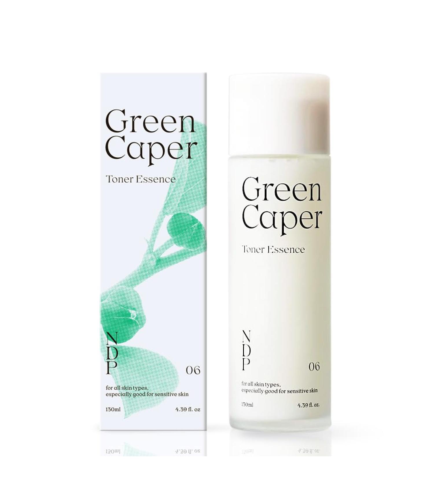 Green Caper Hydrating Essence Toner for Sensitive & Dry Skin - Vegan Cruelty-Free Korean Skincare (4.39 Fl Oz - Buy Online on GoSupps.com