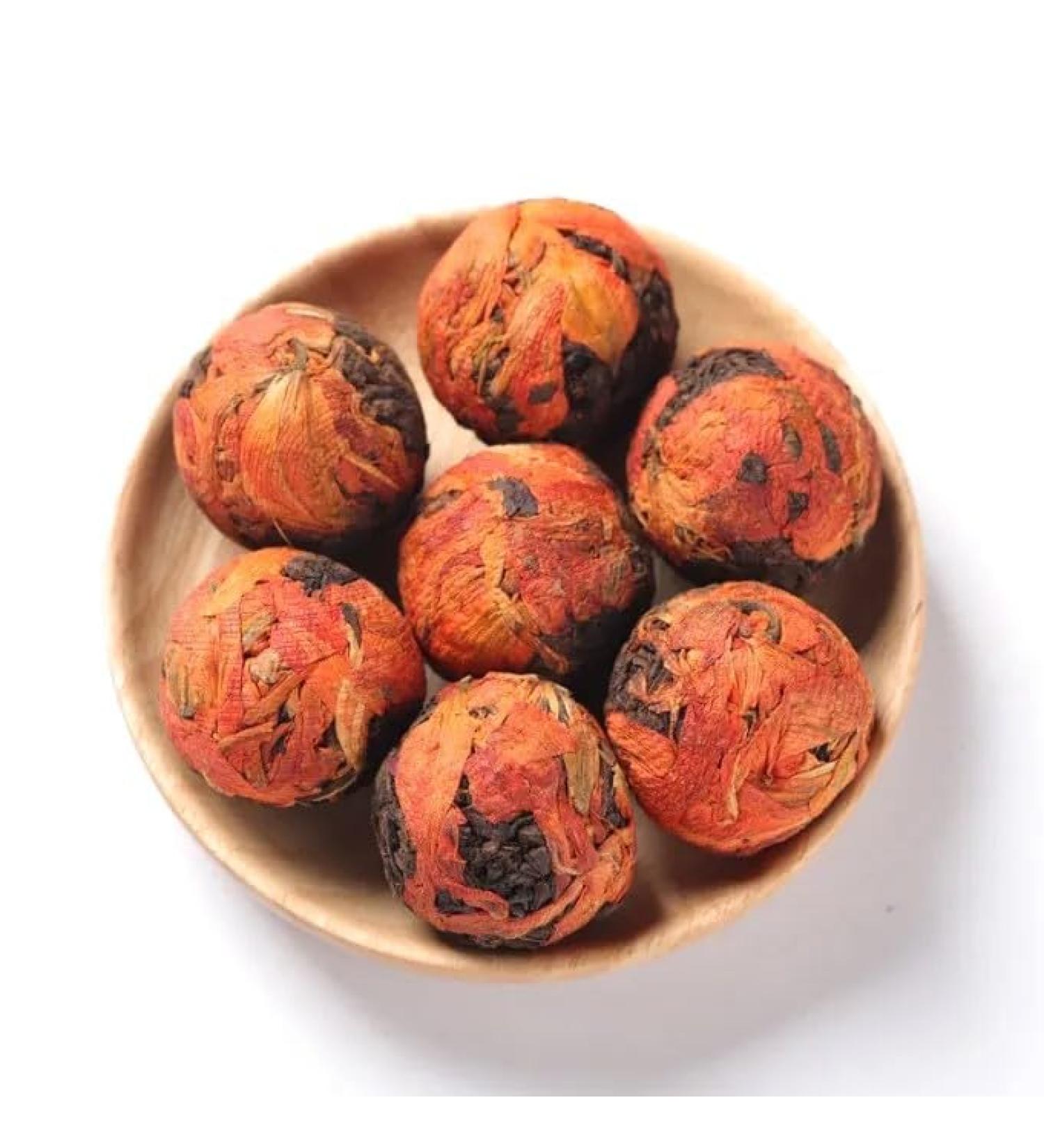  Add Fruits Black Tea Balls with Lilies Black Tea 100% Natural - Buy Online on GoSupps.com