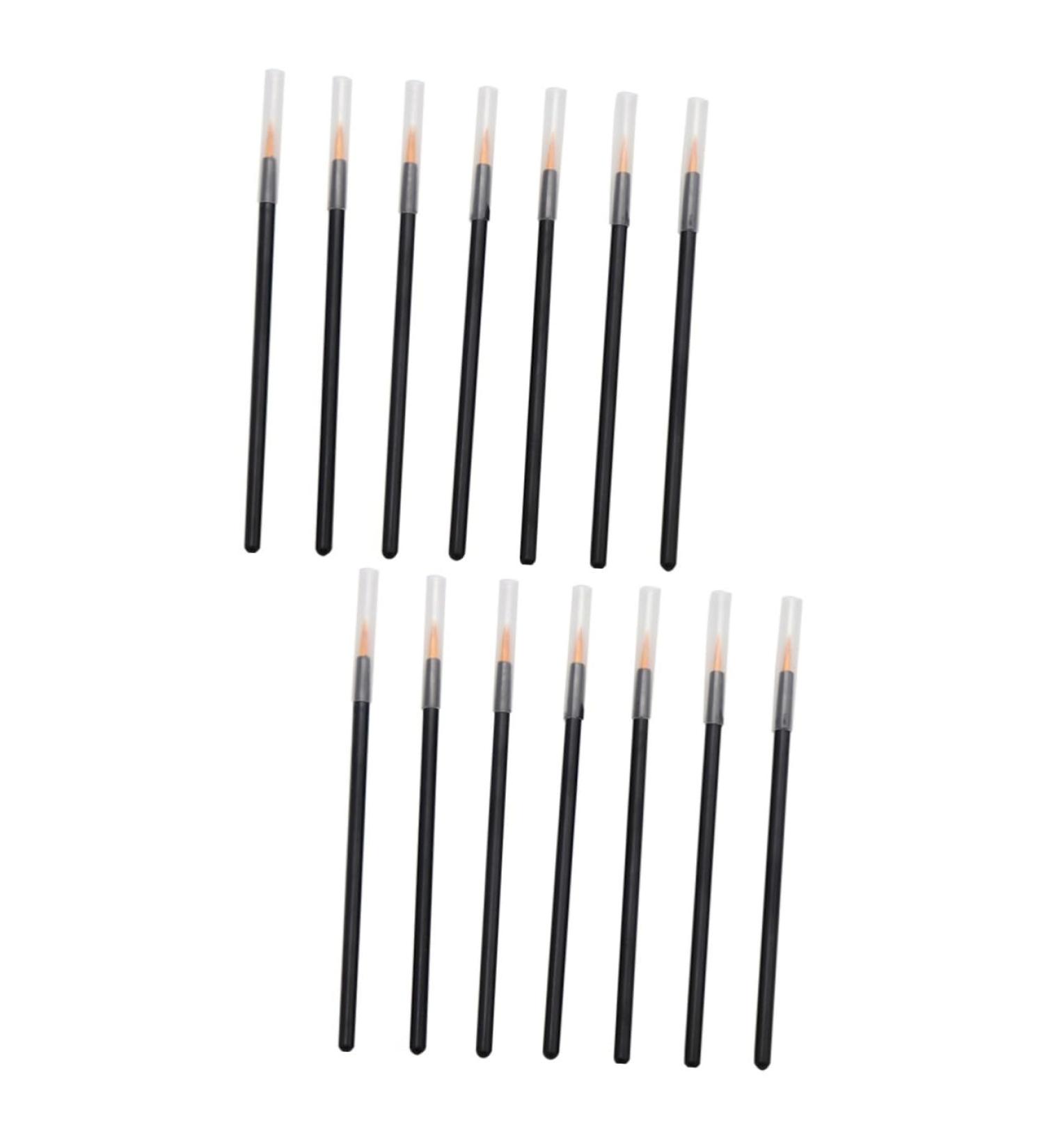 Beavorty 100 pcs Girlsblack Fine Makeup Tool Slim Supplies Black Liner Eye Eyeliner Applicator Gel Powder 10x0.3cmx2pcs Blackx2pcs - Buy Online on GoSupps.com