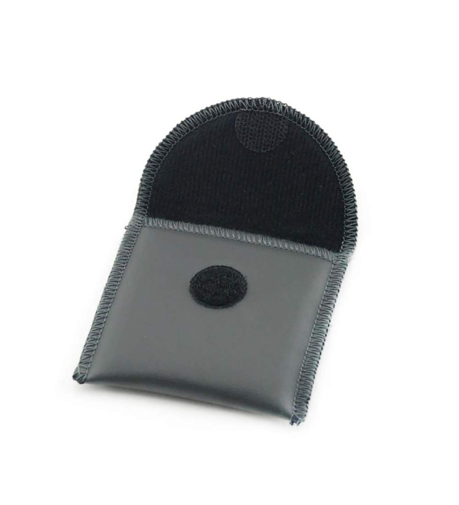 Hearing Aid Carrying Pouch Holder Carrier Storage Bag Black PU Material Protector for Hearing Aids - Buy Online on GoSupps.com