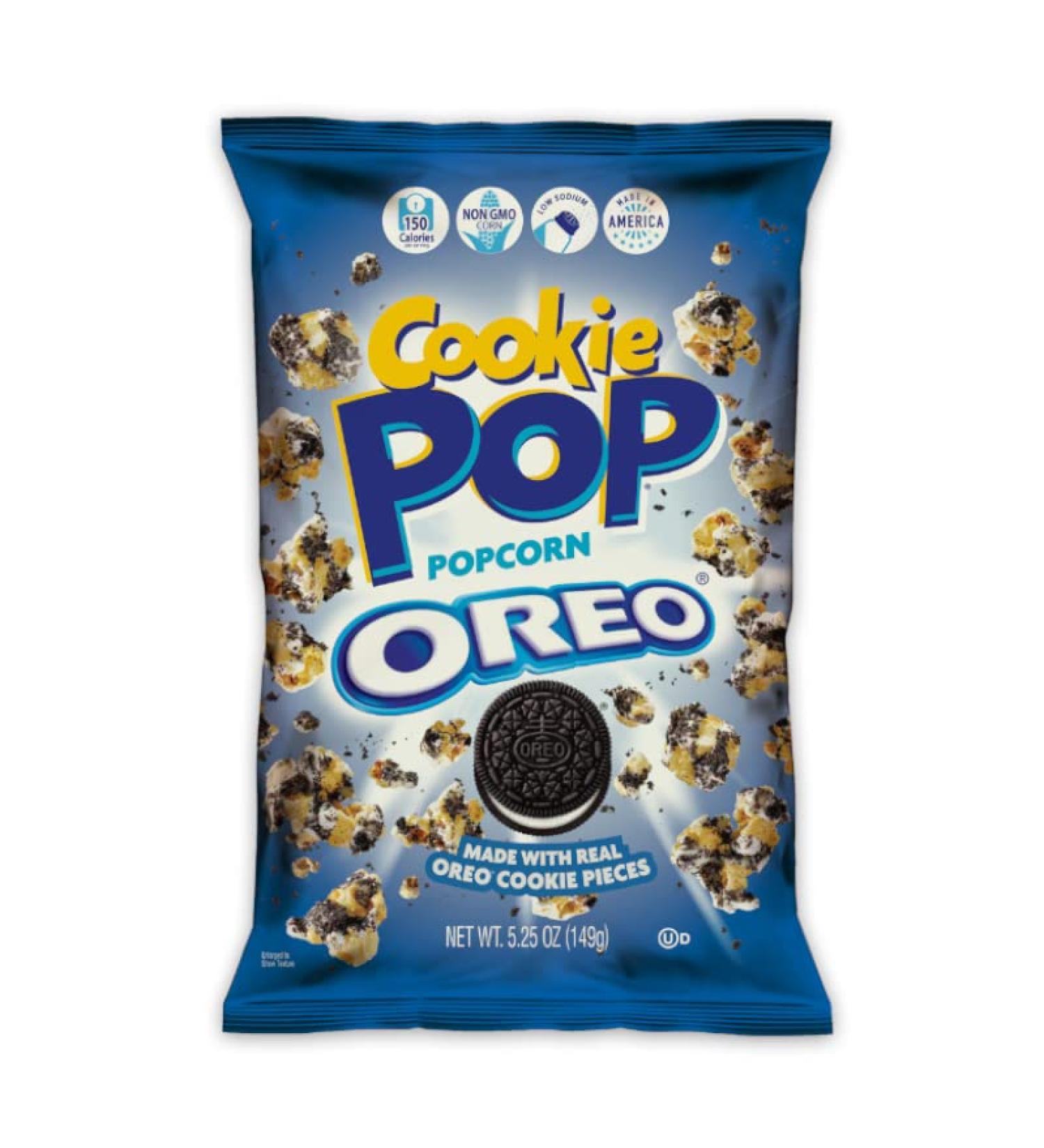 vapewaves American Cookie Pop Oreo Popcorn Made With Vanilla And Dribbled With Oreo Cookies- 5.25oz (149g) (1) Cookie 149 g (Pack of 1)