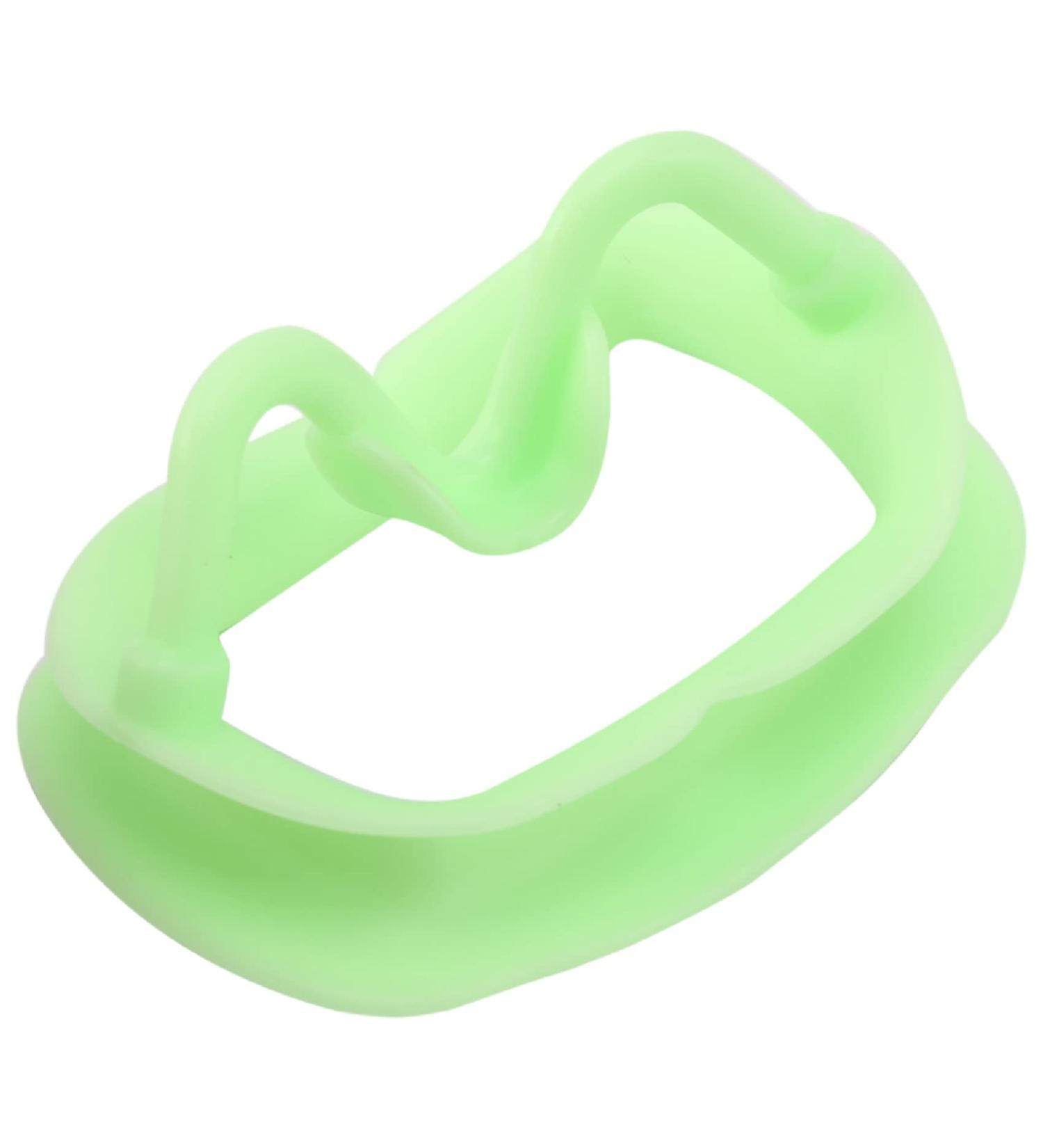 Silicone Soft Intraoral Lip Cheek Orthodontic Tooth Expander - 1pc Green | Buy Now for International Shipping - Buy Online on GoSupps.com