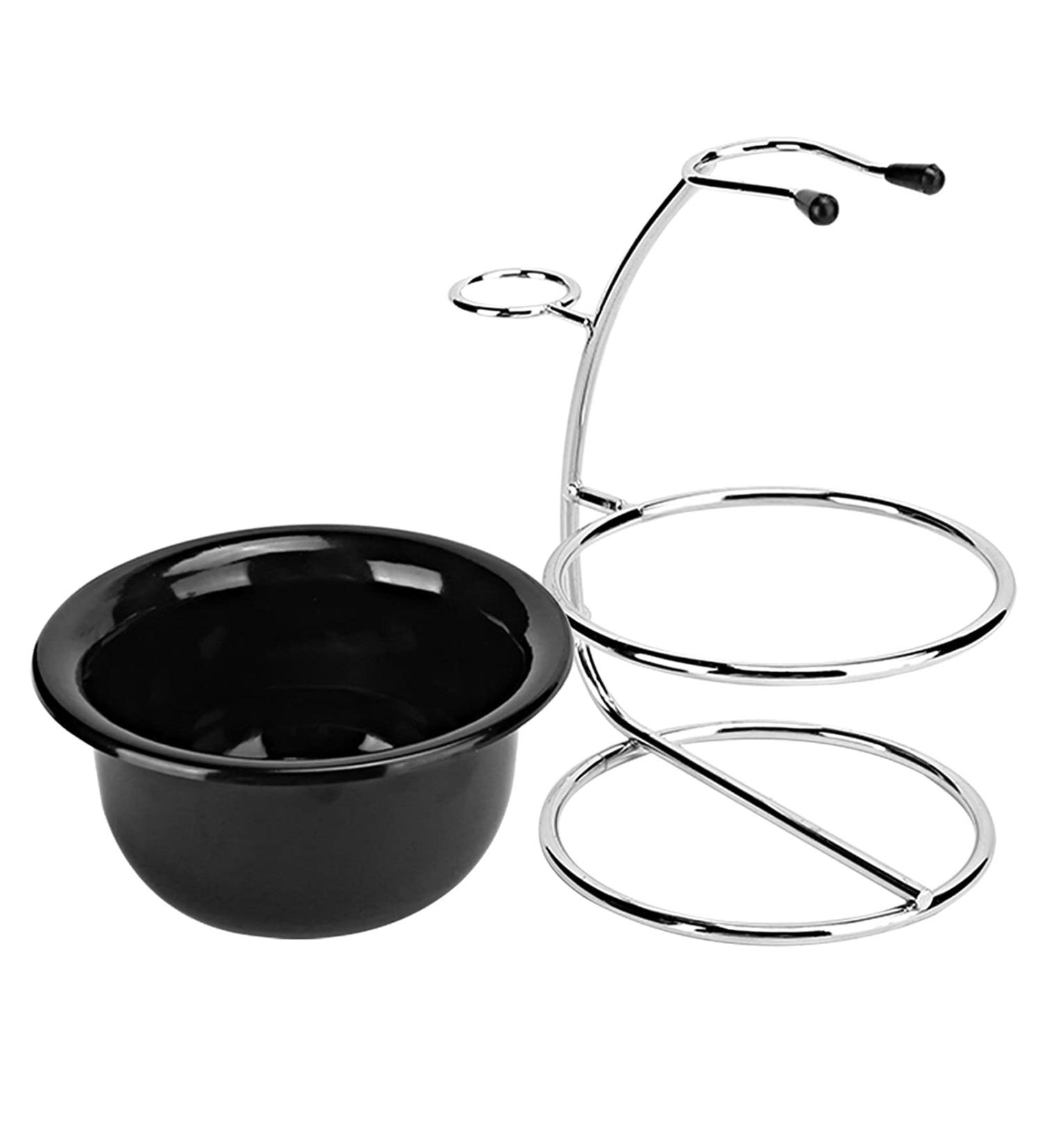 Professional Metal Shaving Stand & Tool Set for Men - Premium Shaving Kit for Perfect Grooming - Buy Online on GoSupps.com