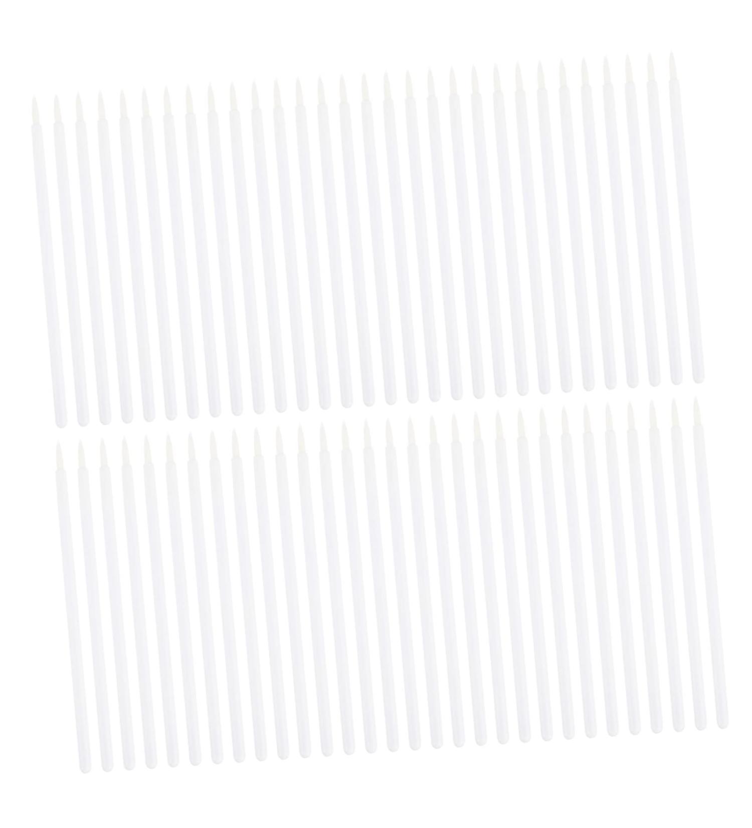 Angoily 100pcs Disposable Eyeliner Brush Makeup Brush Eyeliner Fiber Brush Cosmetic Eye Brush Lipstick Girl 9x6.5cm White - Buy Online on GoSupps.com