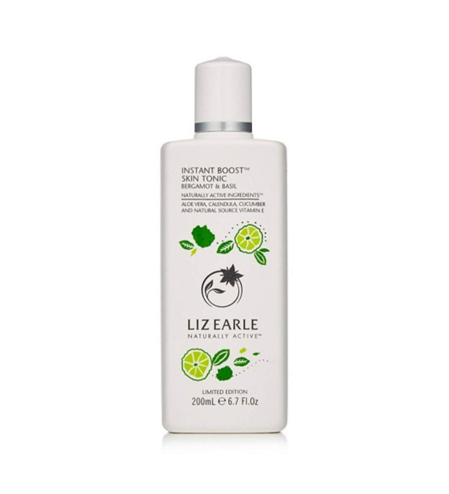 LIZ EARLE Instant Boost Skin Tonic Facial Toner BERGAMOT & BASIL 200ml