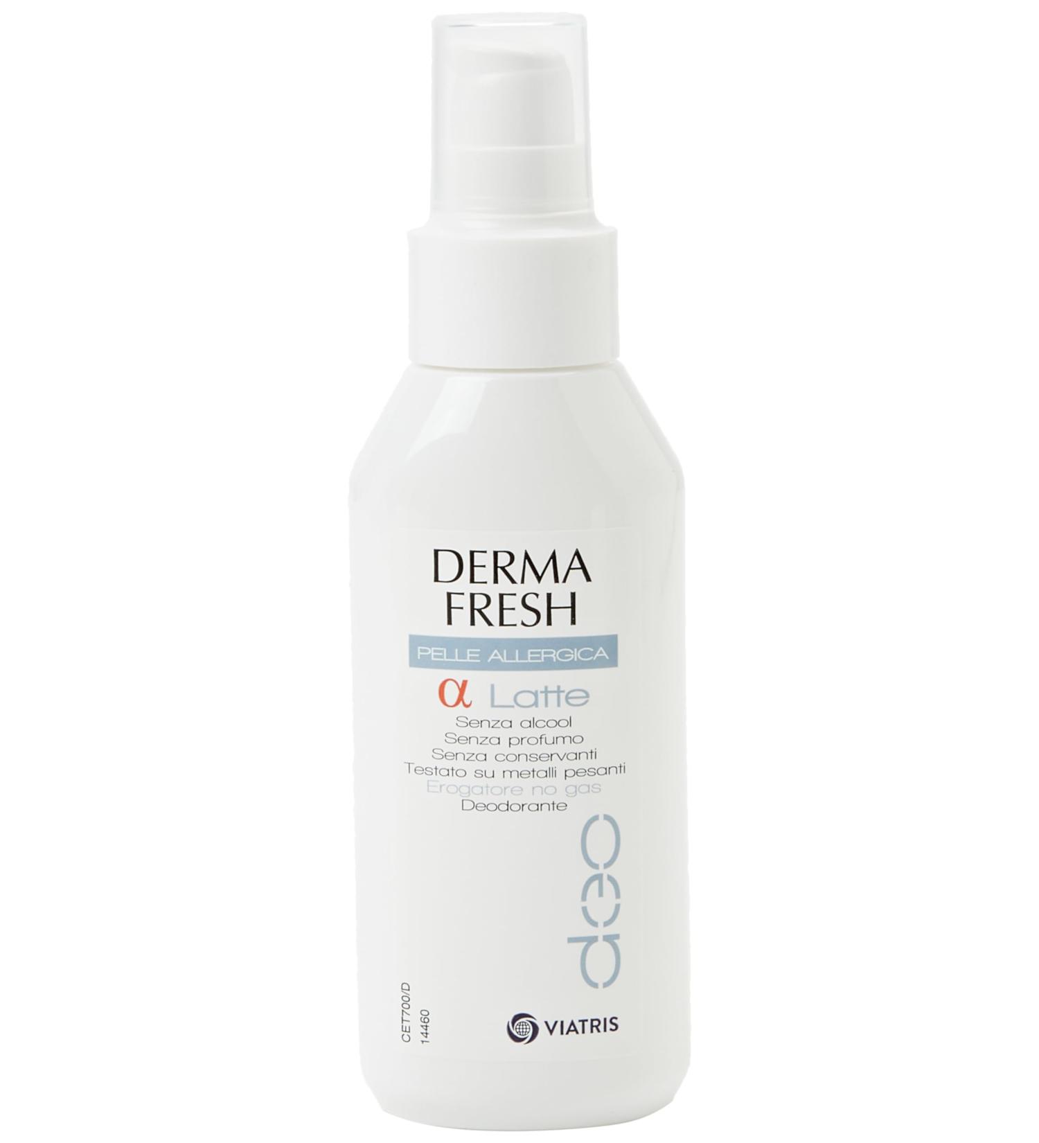  Dermafresh DERMAFRESH Alfa Latte hypoallergenic deodorant milk neutralises bad odours and gives long freshness alcohol-free fragrance-free 100 ml - Buy Online on GoSupps.com
