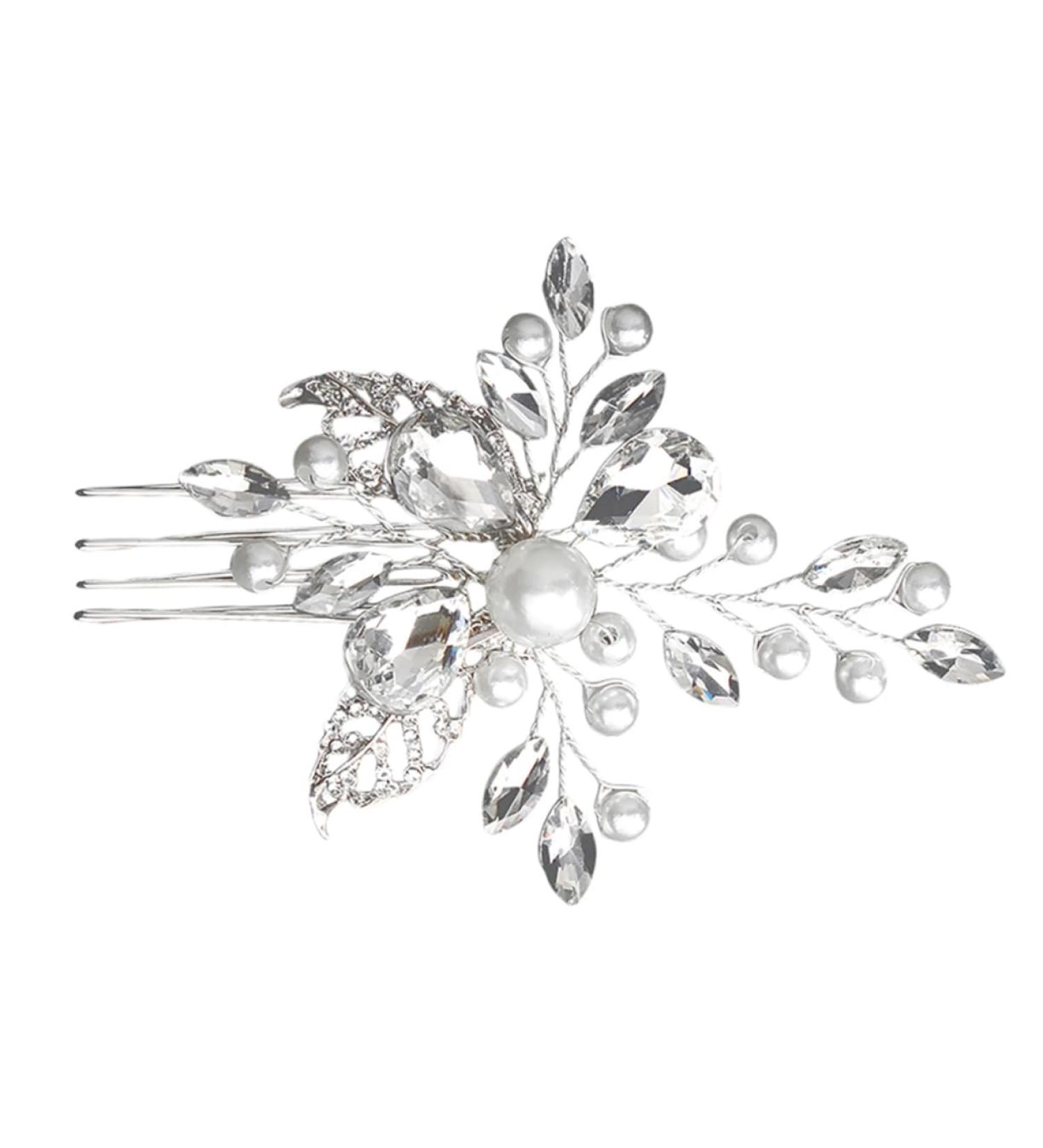 MAGICLULU 1 PC Alloy Hair Comb Creative Hair Prop Elegant Headdress Charming Bridal Headdress Hair Comb for Women Handmade Headdress Unique Head-wear Exquisite Comb Sweet Hair Supply - Buy Online on GoSupps.com