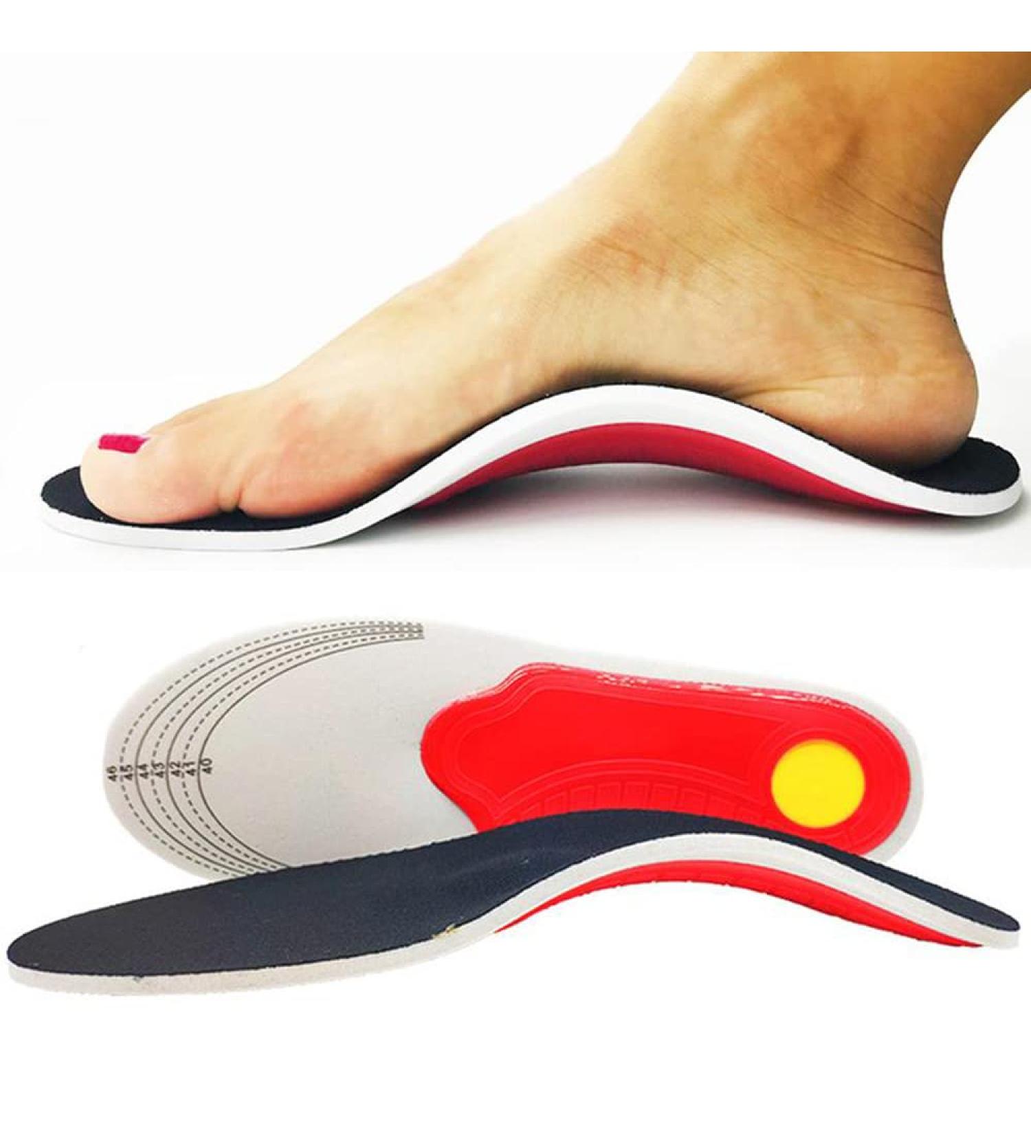 Orthotic Insoles for Women Arch Support Insoles for Men Plantar Fasciitis Arch Support Shoe Boot Flat Feet Inserts Orthotic Feet Heel Pain Shock Absorption Comfortable Insoles (Small EU 35-40) - Buy Online on GoSupps.com