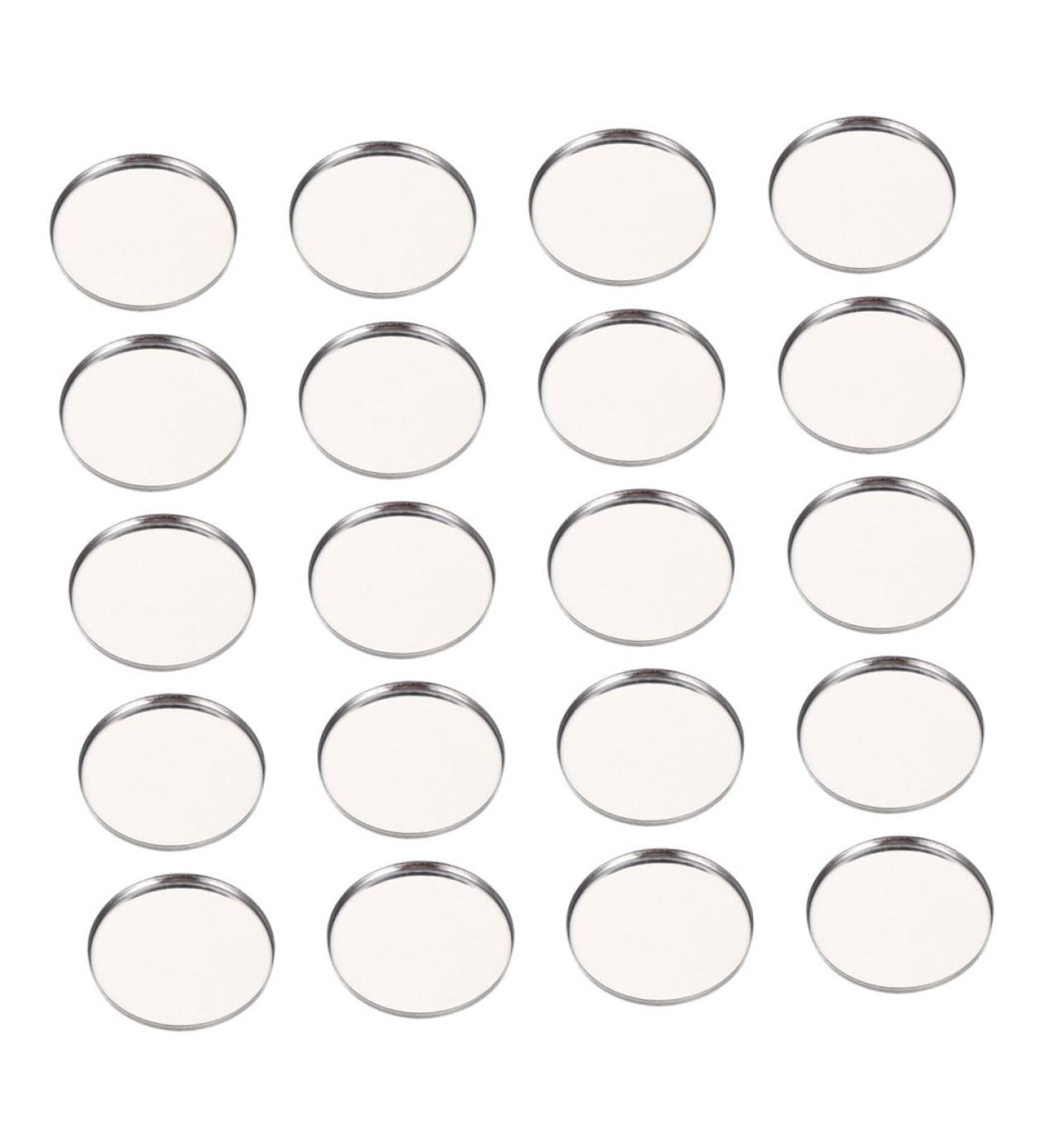 BIUDECO Women Supplies 50pcs Eye Shadow Disk Metal Plate for Eyeshadow Diy Cosmetic Pallet Miss Tinplate Accessories - Buy Online on GoSupps.com