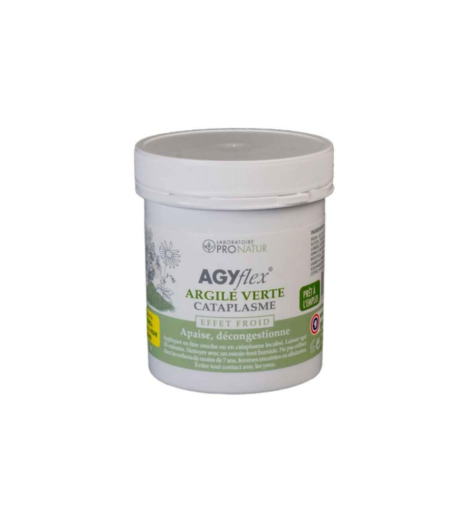 Cataplasme Cryo AGYflex ARGILE VERTE - Bien- tre des muscles et articulations - Pr t l emploi - Vigne rouge Arnica Menthol - 250 g - Fabriqu en France 100 ml (Lot de 1) - Buy Online on GoSupps.com