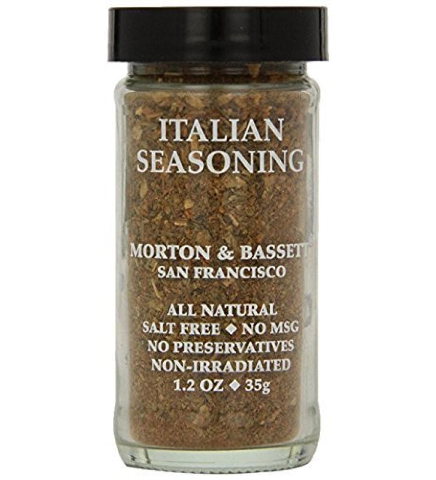 Morton & Bassett Italian Seasoning, 1.2-Ounce Jars (Pack of 3)