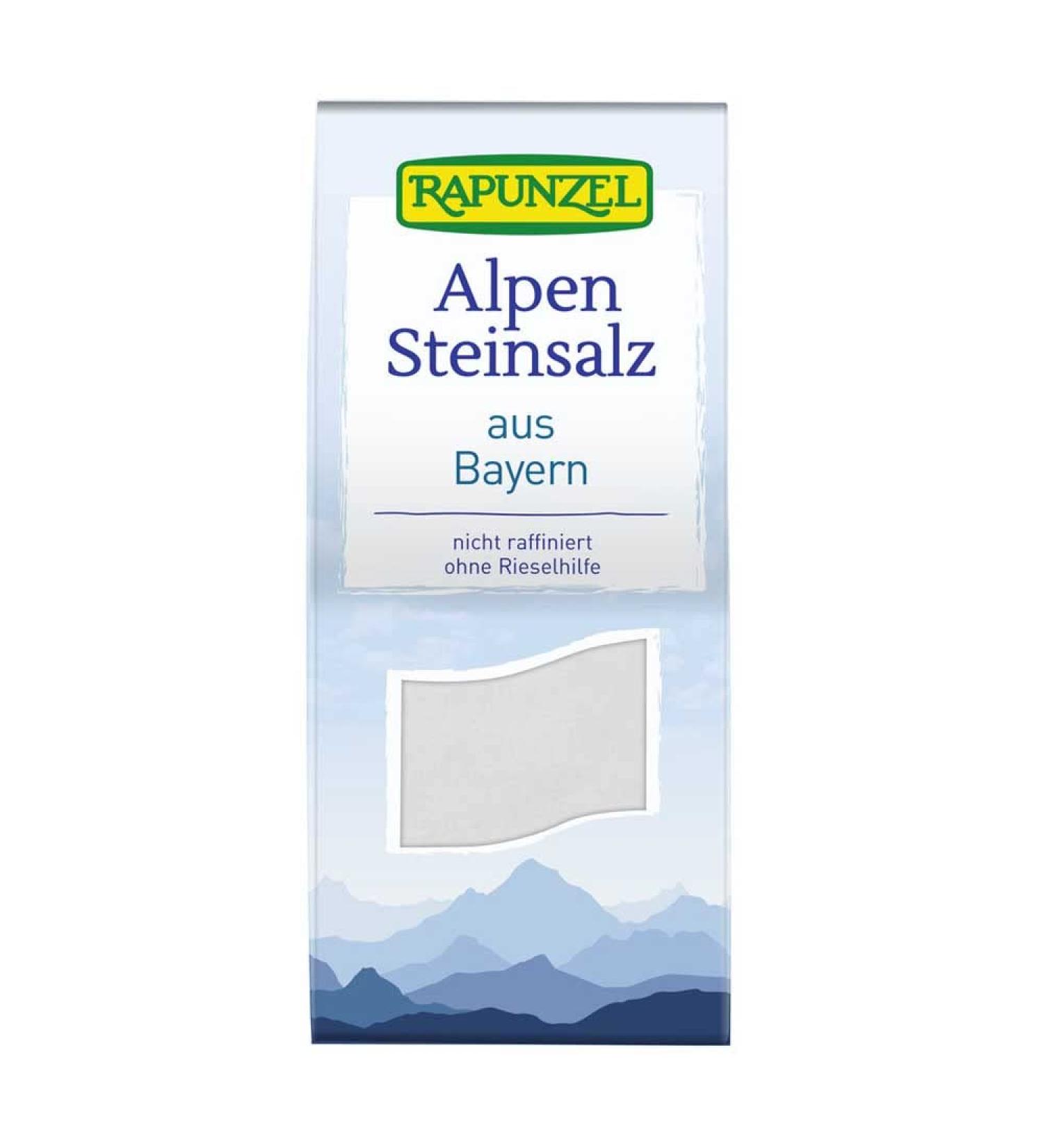 The Great Canadian Tea Rapunzel - Bavarian Stone Salt - 0.5 kg - Pack of 8