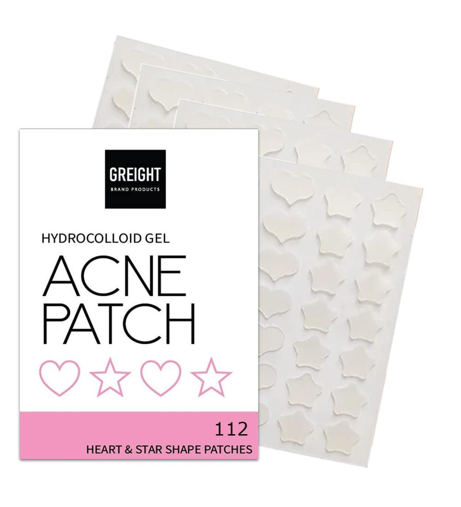 Hydrocolloid Acne Pimple Patches - Heart & Star Shape 112 Count | Best Acne Treatment for Breakouts Conceals & Reduces Pimples & Blackheads - Buy Online on GoSupps.com