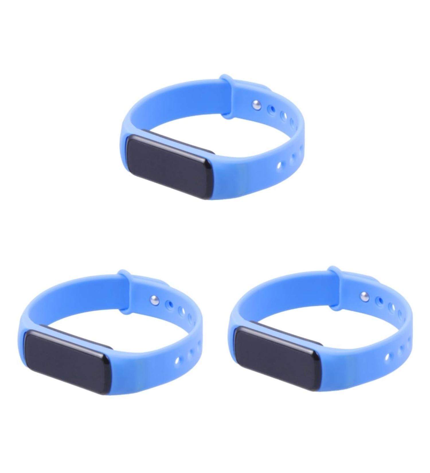 Yarnow 3-in-1 Children's Digital Safety Arm Bands & Watches | Waterproof Fitness Tracker with Colorful Lights - Buy Online on GoSupps.com