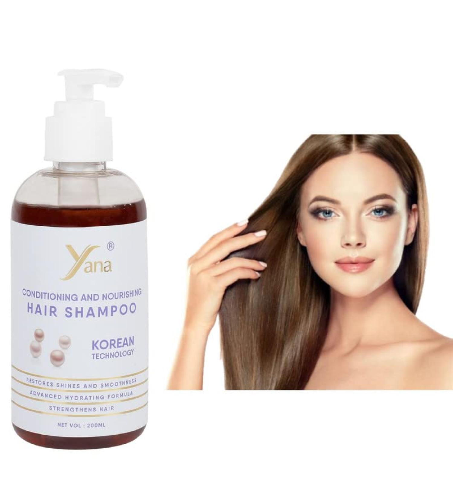  Yana Natural Herbal Hair Hair Fall Shampoo Nourishing & Conditioner Hair Fall Shampoo For Men By Korean Technology - Buy Online on GoSupps.com