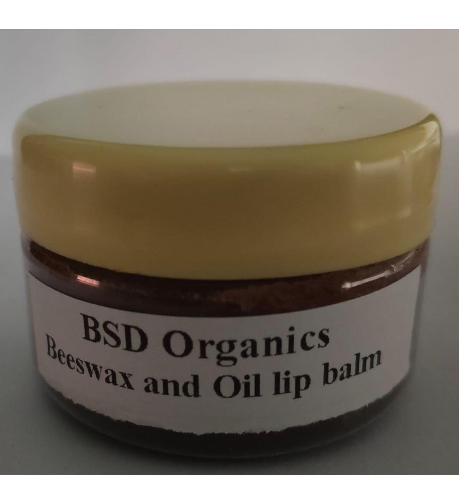 BSD Organics BeautY Natural Lip Balm with Pure Beeswax & Rose & Virgin Coconut Oil - 50 Gram / 1.7 Ounce