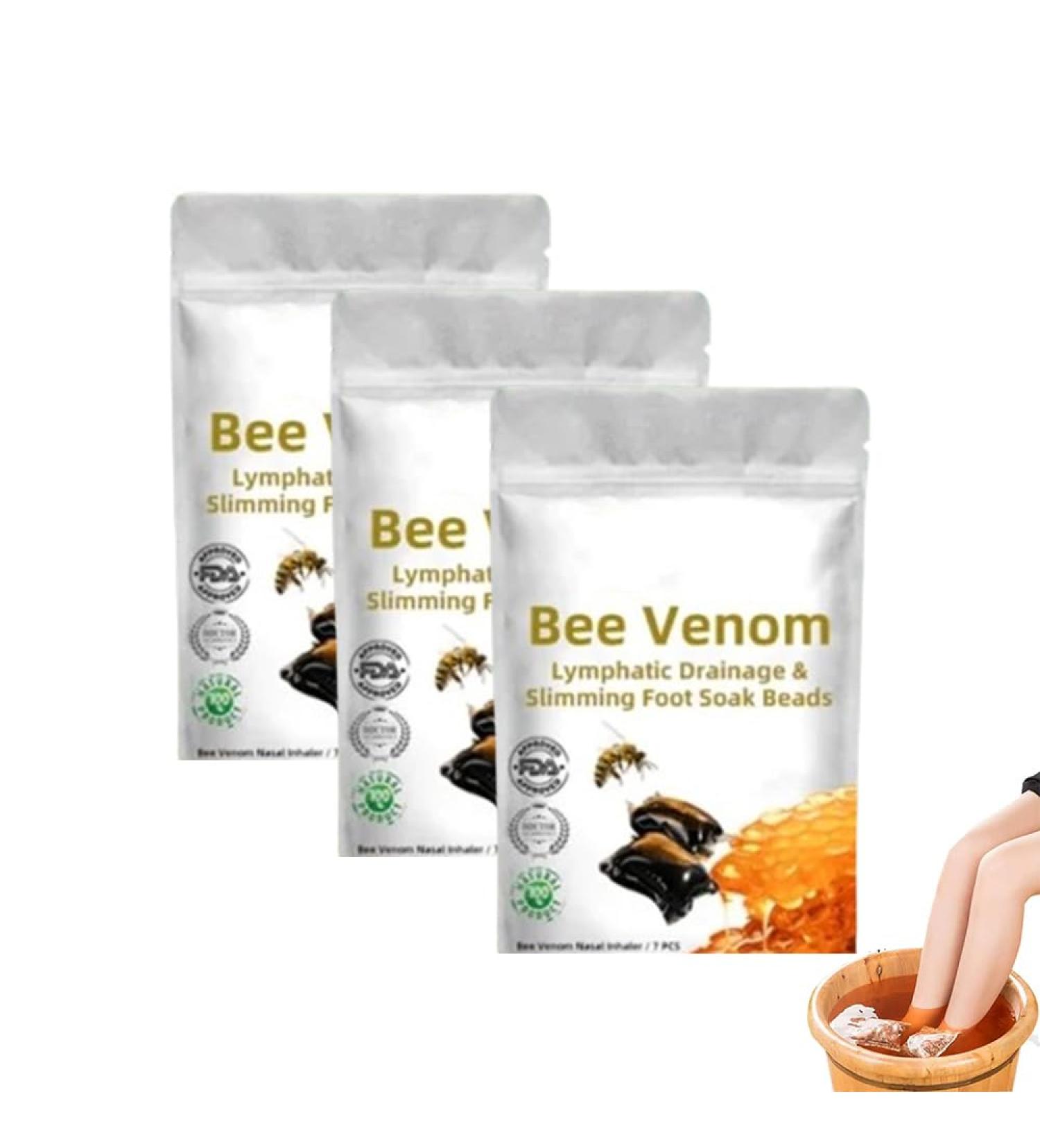 Lukmlca Bee Venom Foot Soak Lukmlca Bee Venom Lymphatic Drainage & Slimming Foot Soak Beads Lukmlca Bee Venom Lymphatic Drainage Foot Soak Lukmlca Bee Venom Lymphatic Foot Soak (3pack) - Buy Online on GoSupps.com