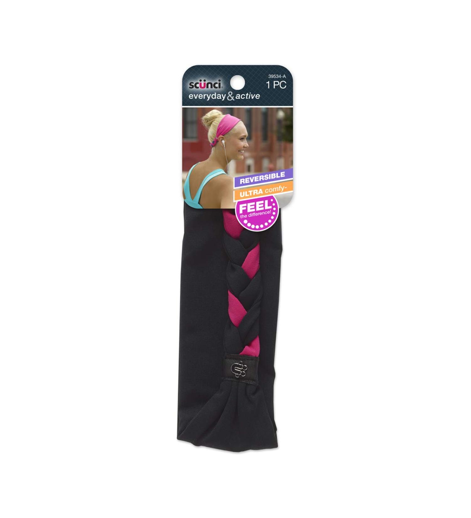Scunci Reversible Braid Back Headwrap - Everyday & Active Wear - Buy Online on GoSupps.com