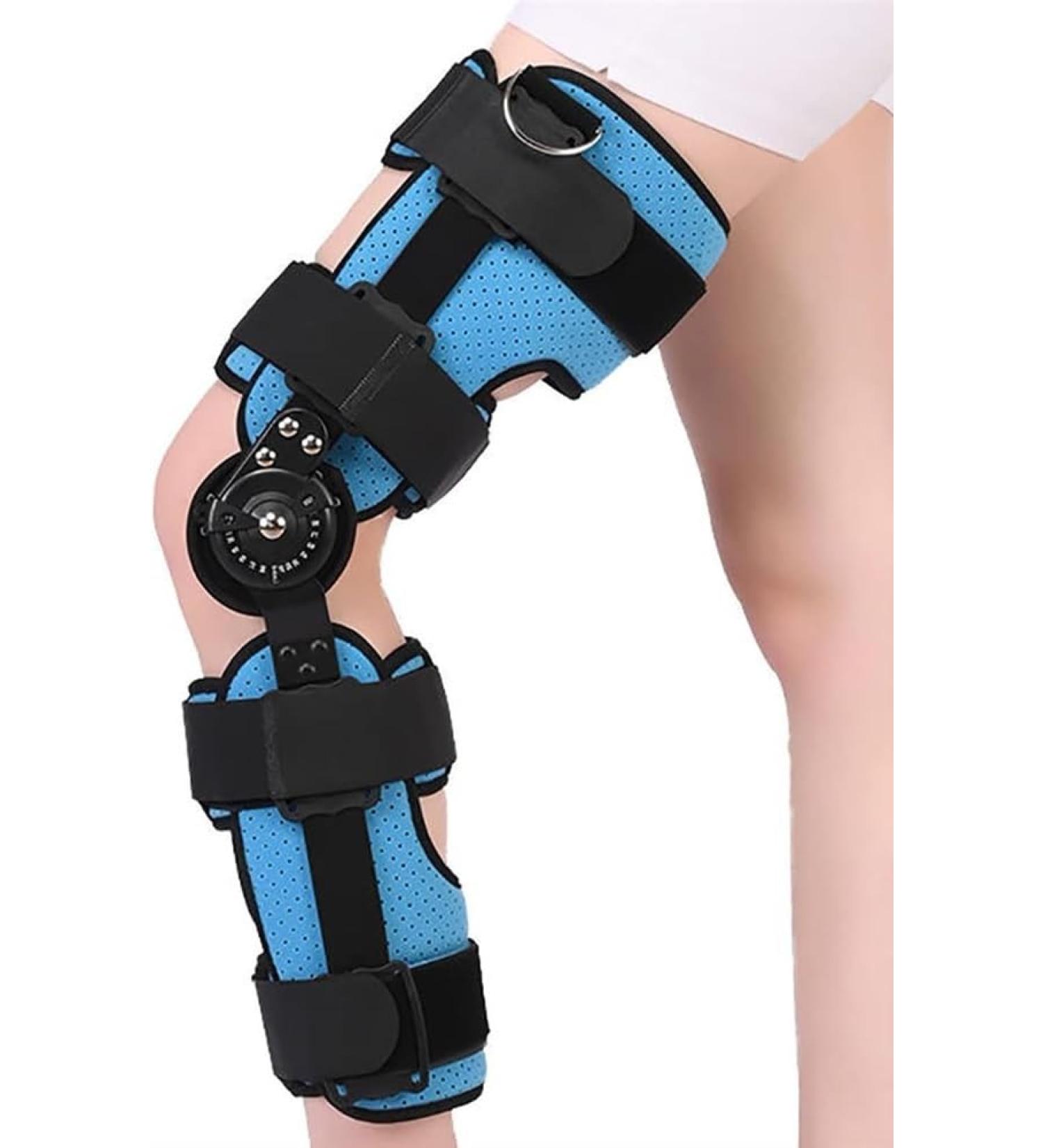 Buy Hinged Knee Brace | Adjustable Orthopedic Support for Osteoarthritis & Ligament Tears | 0 -120 Range | Universal Fit - Buy Online on GoSupps.com