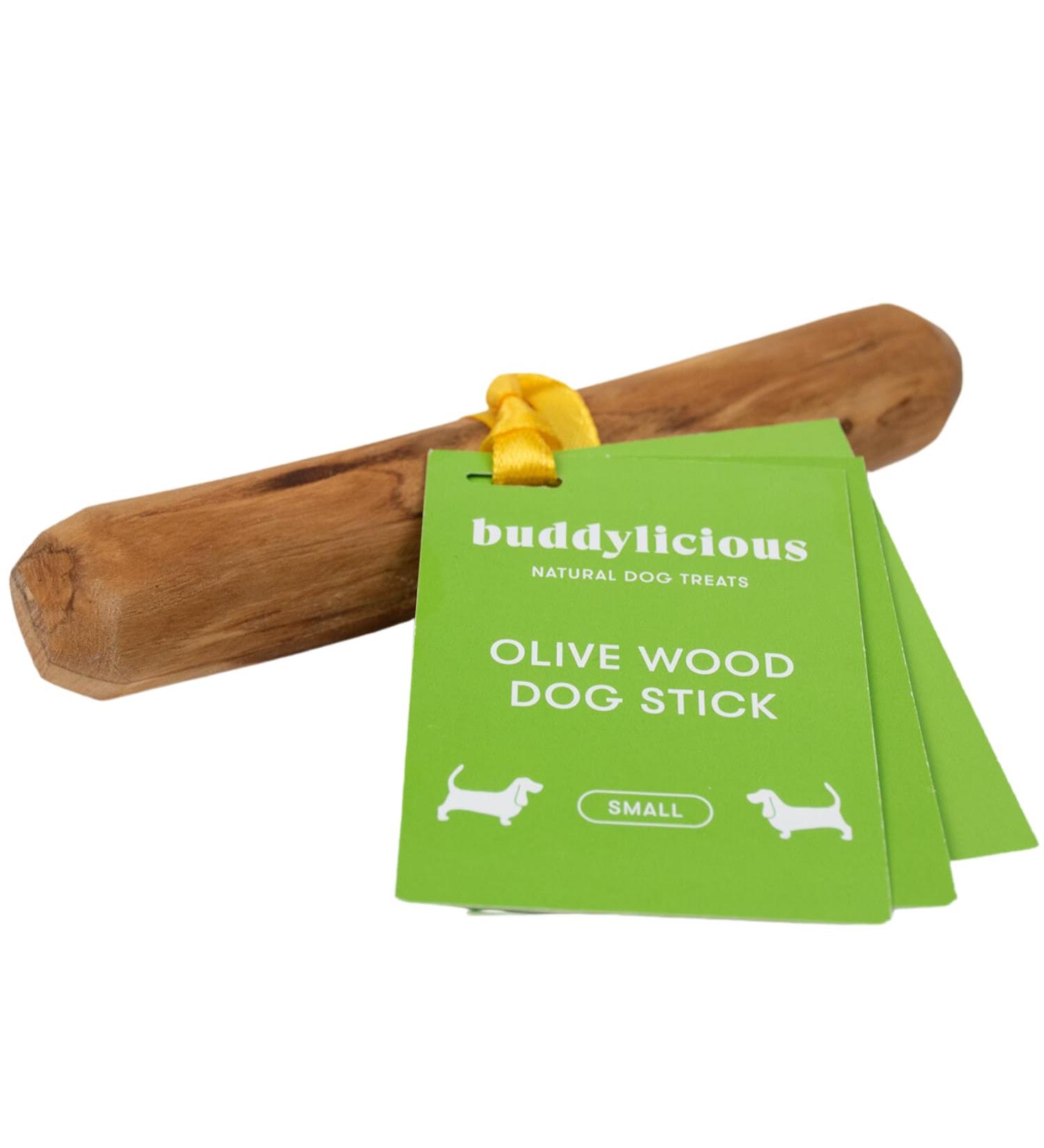 Buddylicious Natural Olive Sticks for Dogs - Safe and Delicious Eco Olive Wood Chew for Small Dogs (up to 10KG) - Buy Online on GoSupps.com