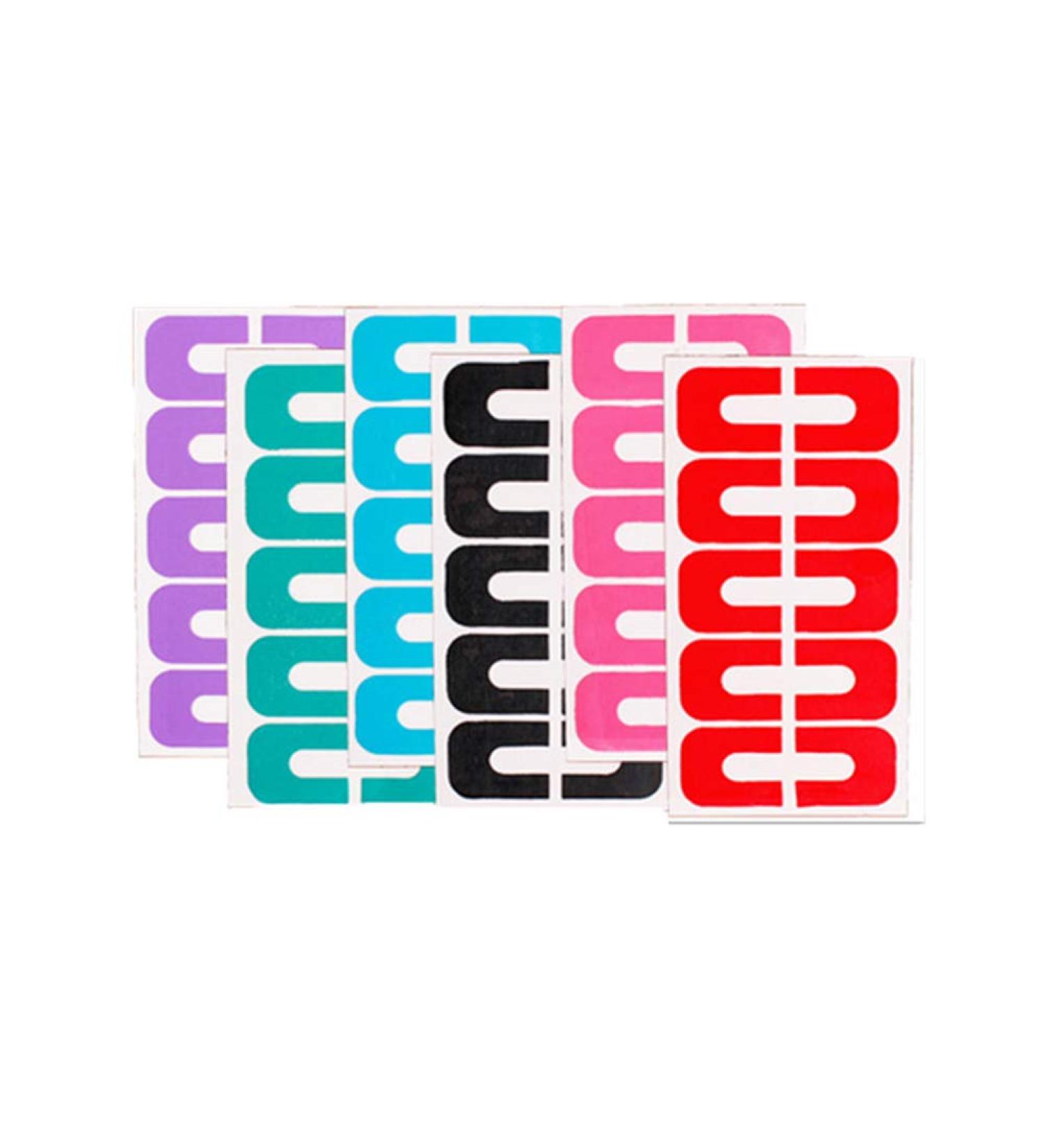 Wansan 6 Pack Nail Protector - Reusable Soft Plastic Shield for Nail Polish Overflow - Random Color - Buy Online on GoSupps.com