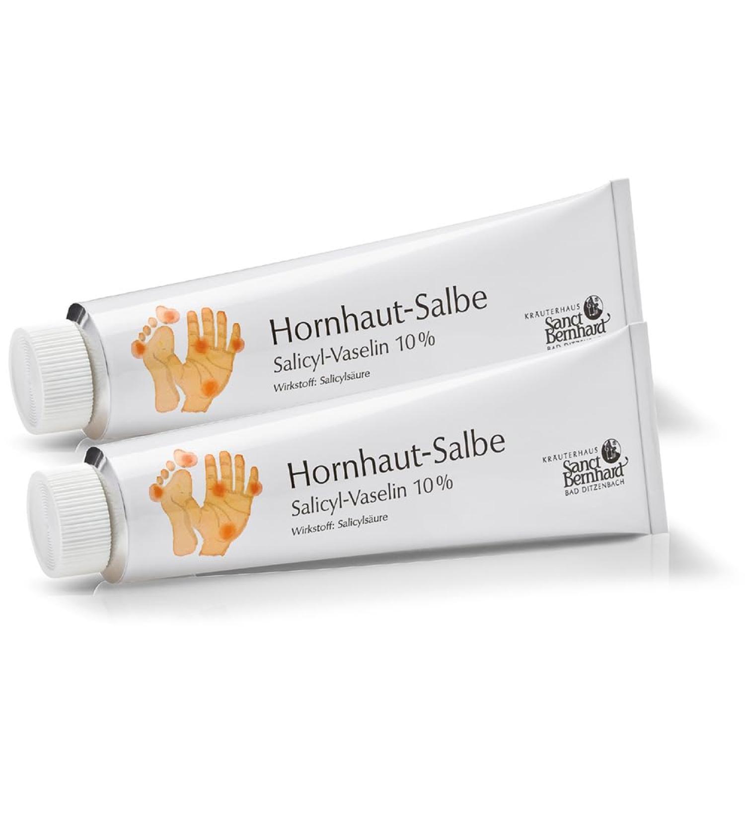 Sanct Bernhard Callus Ointment 10% Salicylic Vaseline | 2x90g | Softens & Smooths Calluses - Best International Shipping - Buy Online on GoSupps.com