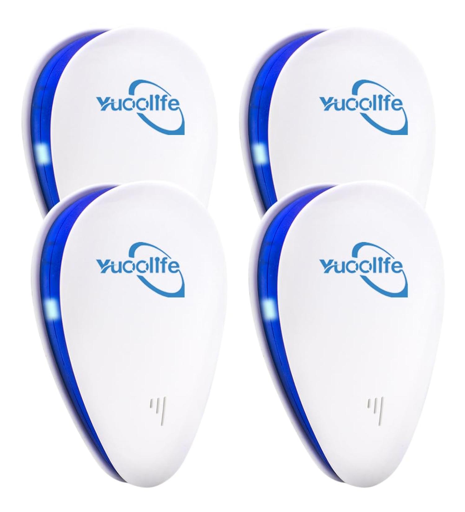 Plug in Pest Repeller Pest Repellent Pest Control Devices for Insects Spiders Mices Roaches Mosquitoes Bugs Flies Indoor Use -Non-Toxic Eco-Friendly Human & Pet Safe 4Pack - Buy Online on GoSupps.com