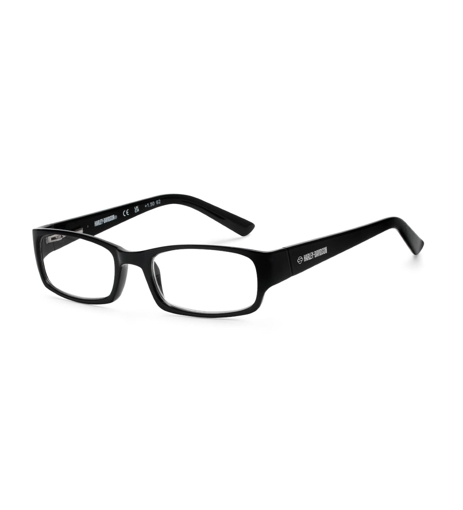 Harley-Davidson Classic Style Unisex Plastic Rectangular 2.50 Power Black 54-19-140