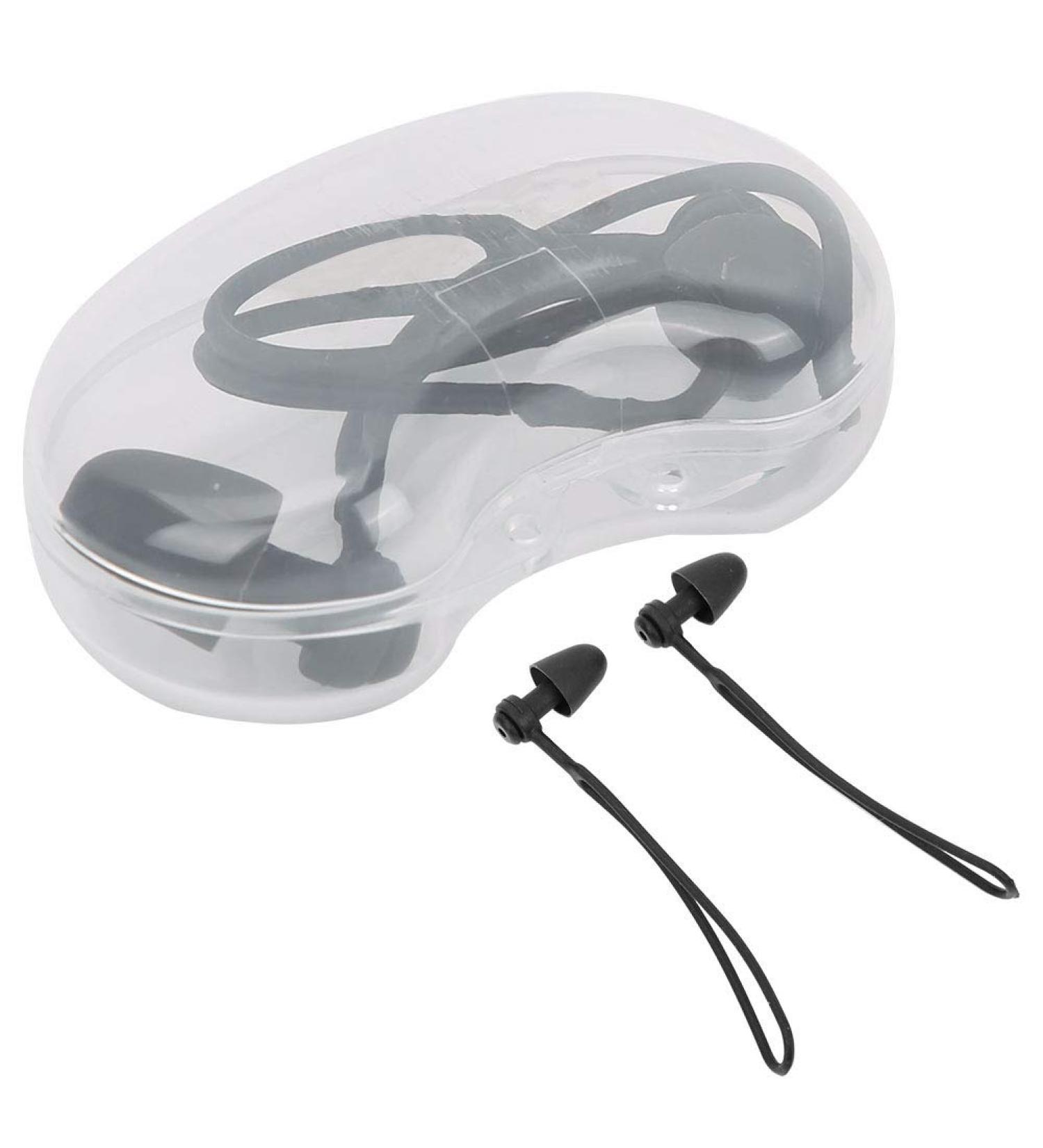 Unisex Waterproof Earplugs for Swimming | Soft Silicone Earmuffs | Reusable & Portable Earplugs for Water Sports - Buy Online on GoSupps.com