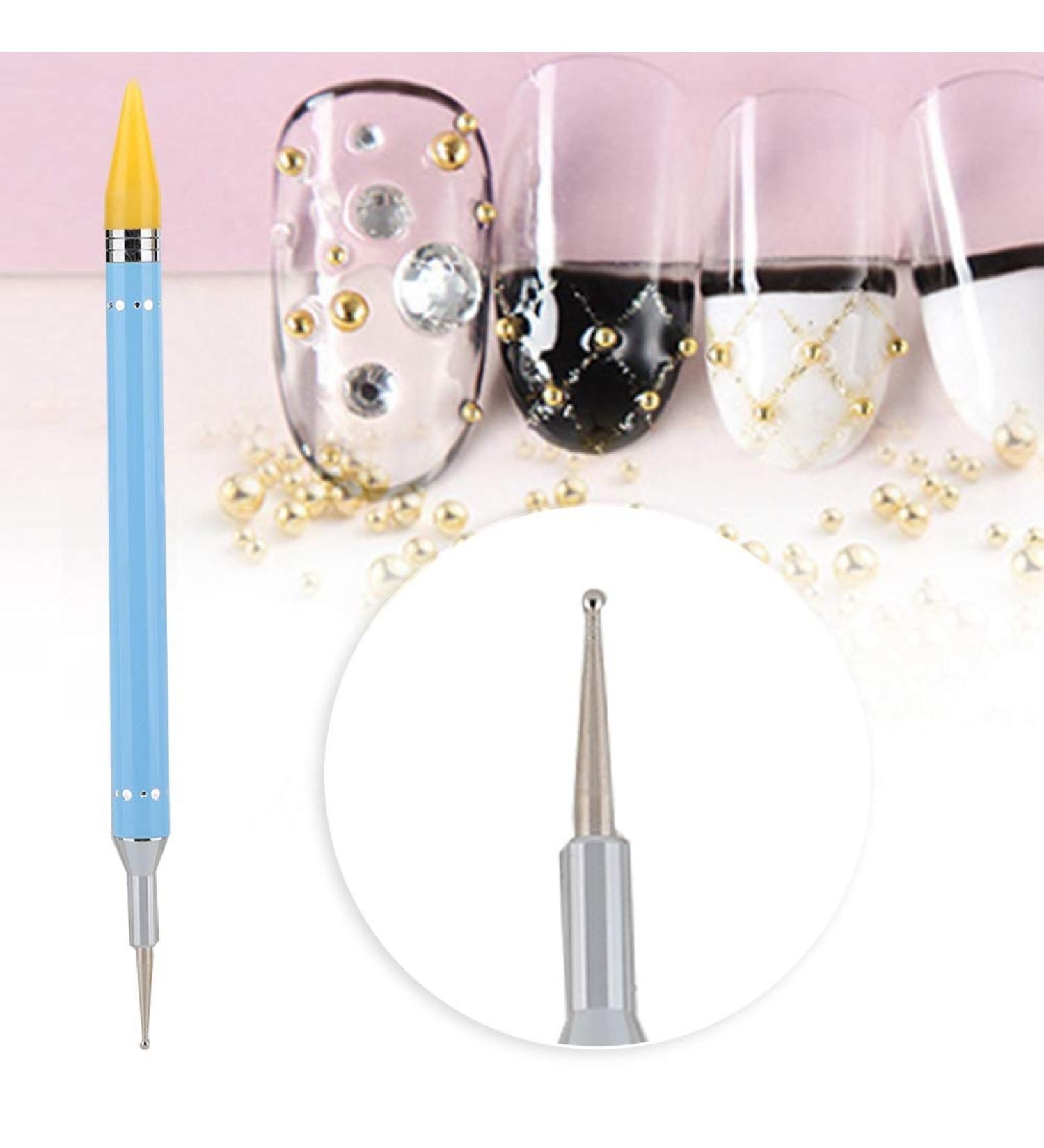 Nail Art Dotting Pen - Dual Ended Wax Pencil for DIY Manicure & Decoration - International Shipping - Buy Online on GoSupps.com
