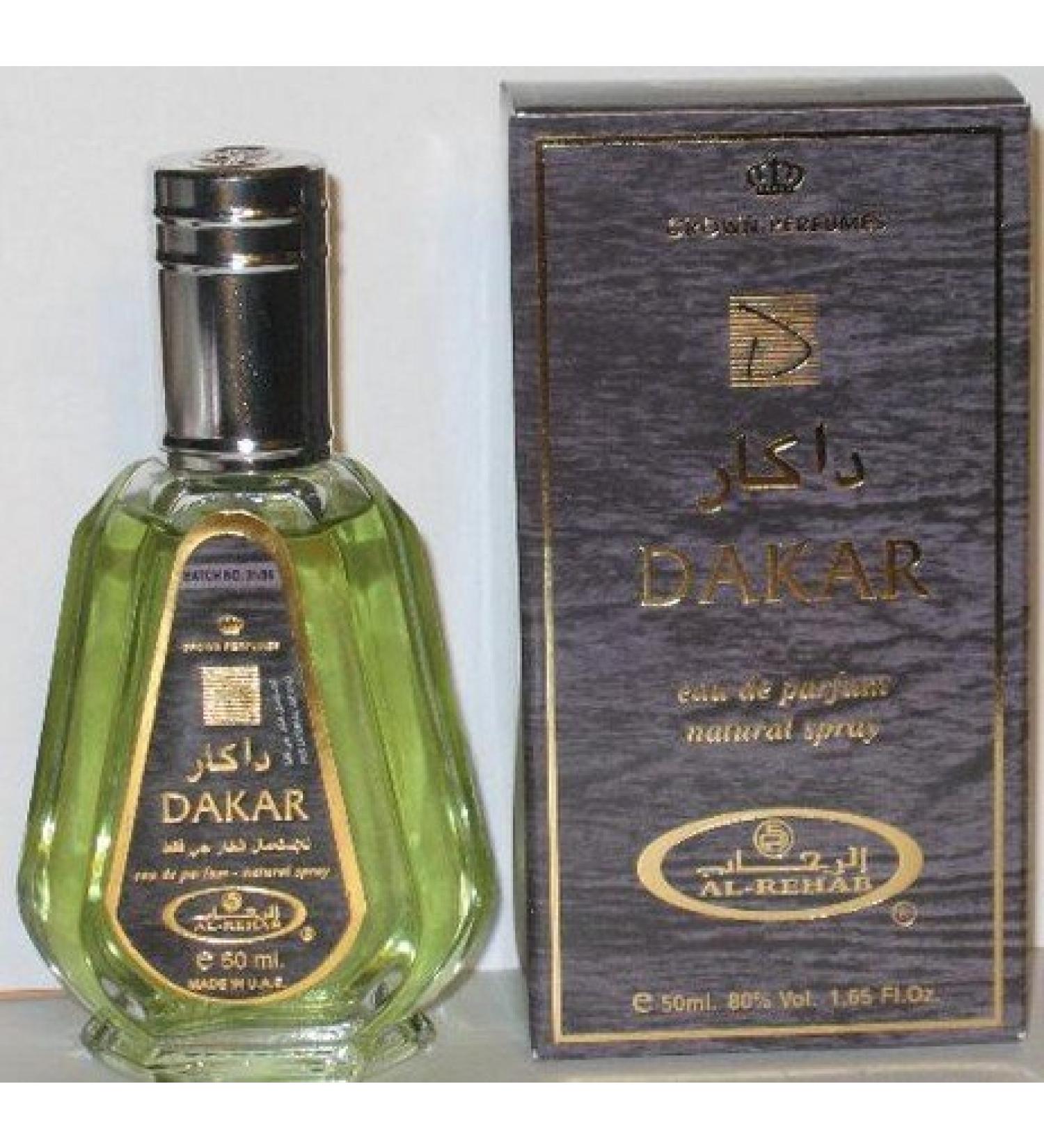 Dakar - Eau De Perfume Natural Spray - 50 ml (1.65 fl. oz) by Al-Rehab- 6 pack