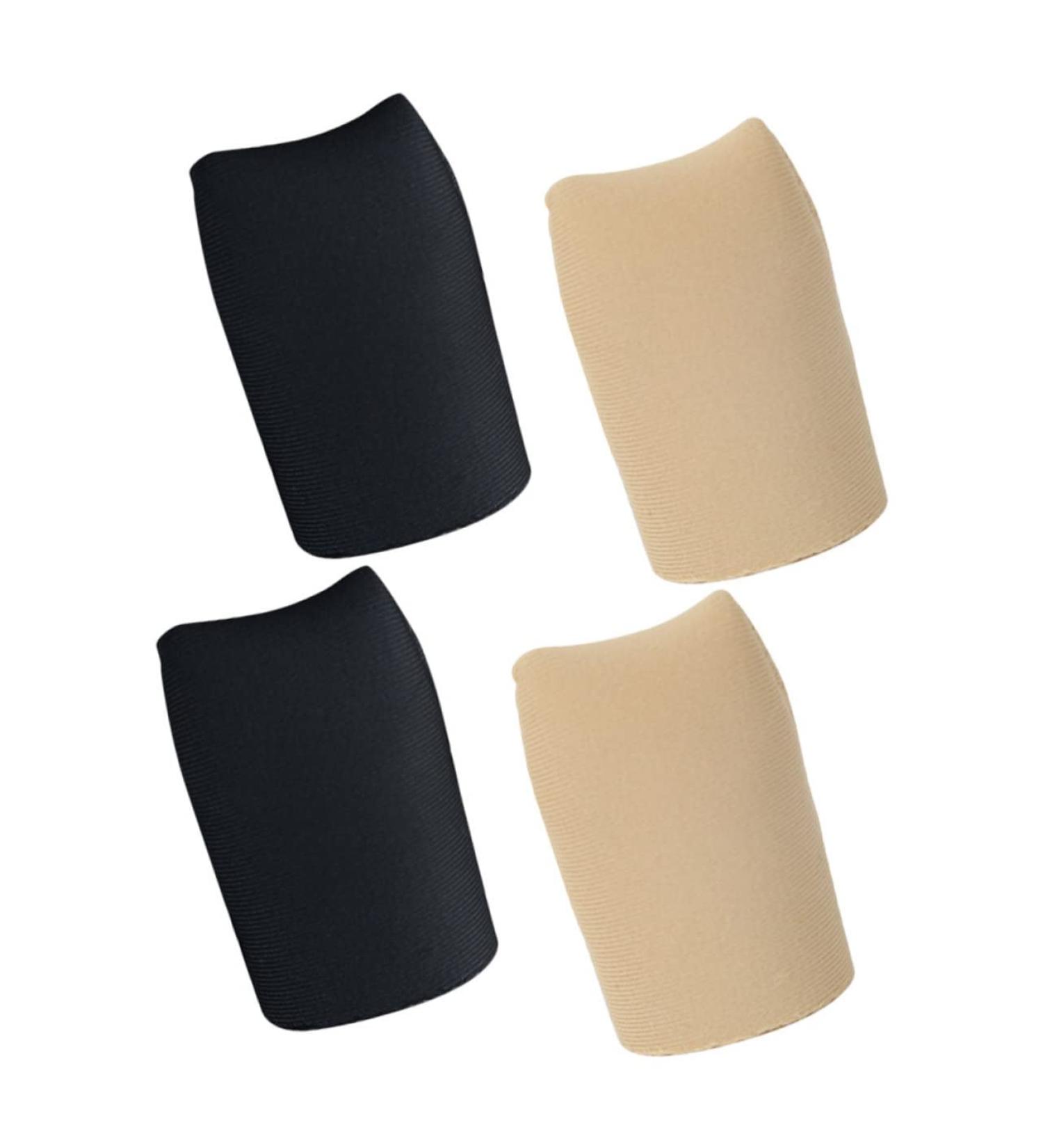 JEWEDECO 2 Pairs Silicone Gel Toe Sleeves Protectors - Soft & Flexible 4x2.5cm - Buy Online on GoSupps.com