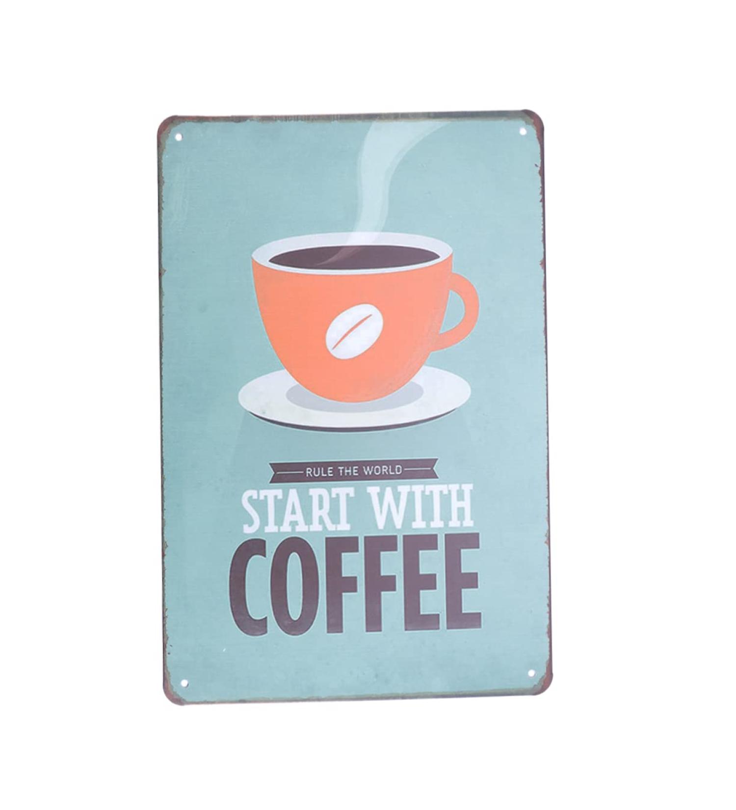 Levemolo Emblems Plaque Wall Decor Retro Decor Out Door Decor Iron Painting Tin Signs The Sign Antique Coffee Picture 1 medium - Buy Online on GoSupps.com