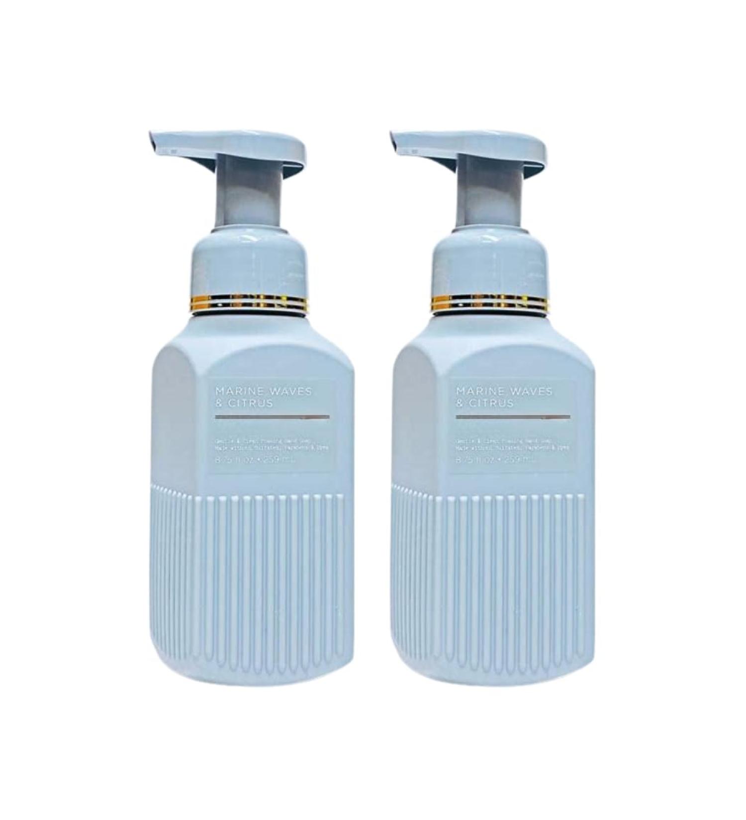 Marine Waves & Citrus Gentle and Clean Foaming Hand Soap (Pack of 2) 8.75 Fl Oz each (Packaging Design Styles May Vary)