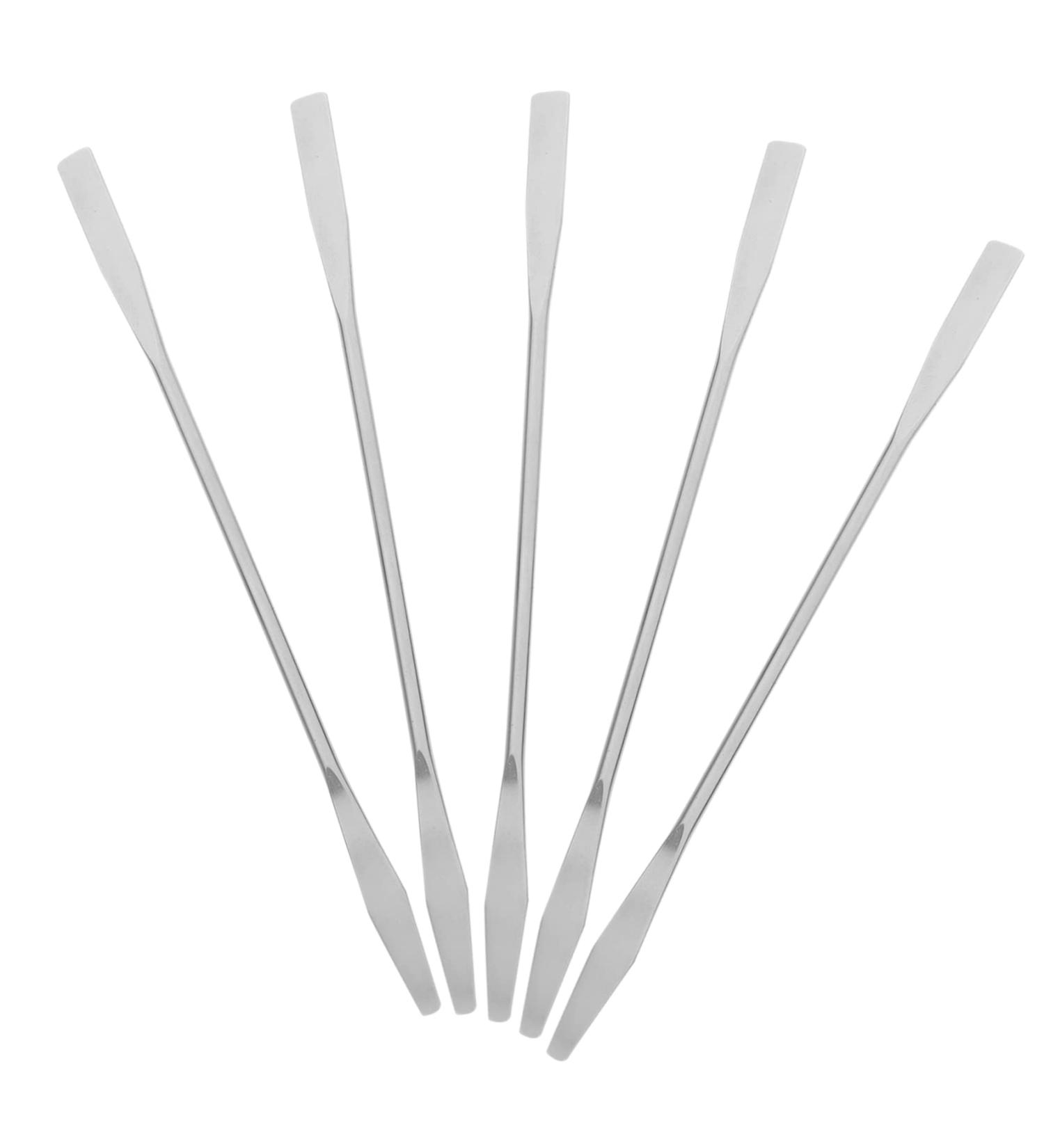 Homoyoyo Spatules De M lange Cosm tique Acier Inoxydable 5 Pcs 15 Cm Multifonctionnelles Pour Maquilleurs Professionnels Usage Visage Fond De Teint Nail Art - Buy Online on GoSupps.com
