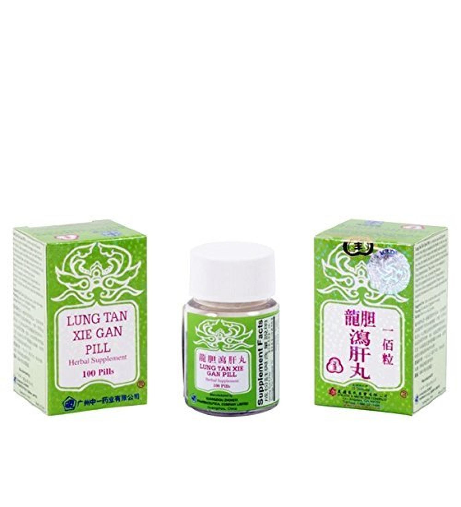 Lung Tan Xie Gan Pill (for Bile System)- Herbal Supplement 100 Pills X 3pk