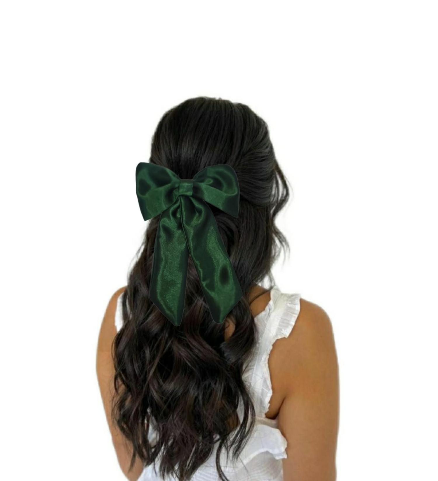 Bow for Hair Coquette-Handmade in Italy-Hair Clip for Women and Girls with Bow-French Closure - Buy Online on GoSupps.com