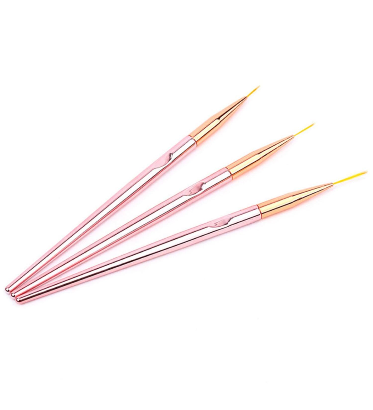 FRCOLOR 3-Piece Set Nail Brush Manicure Tools Paint Brush for Nail Drawing Nail Tools Painting Pen Nail Art Tools Nail Art Pen Painted Pen Pull Cover Bar - Buy Online on GoSupps.com